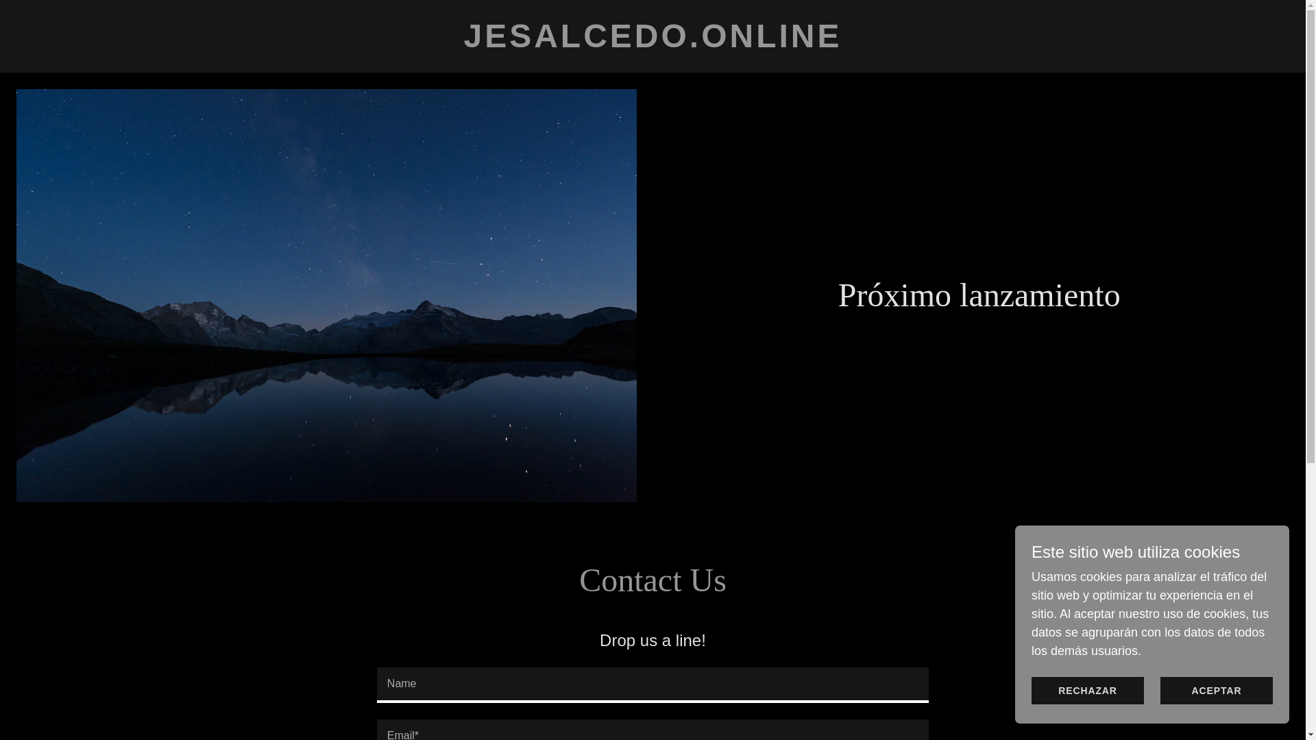 website screenshot of https://jesalcedo.online/