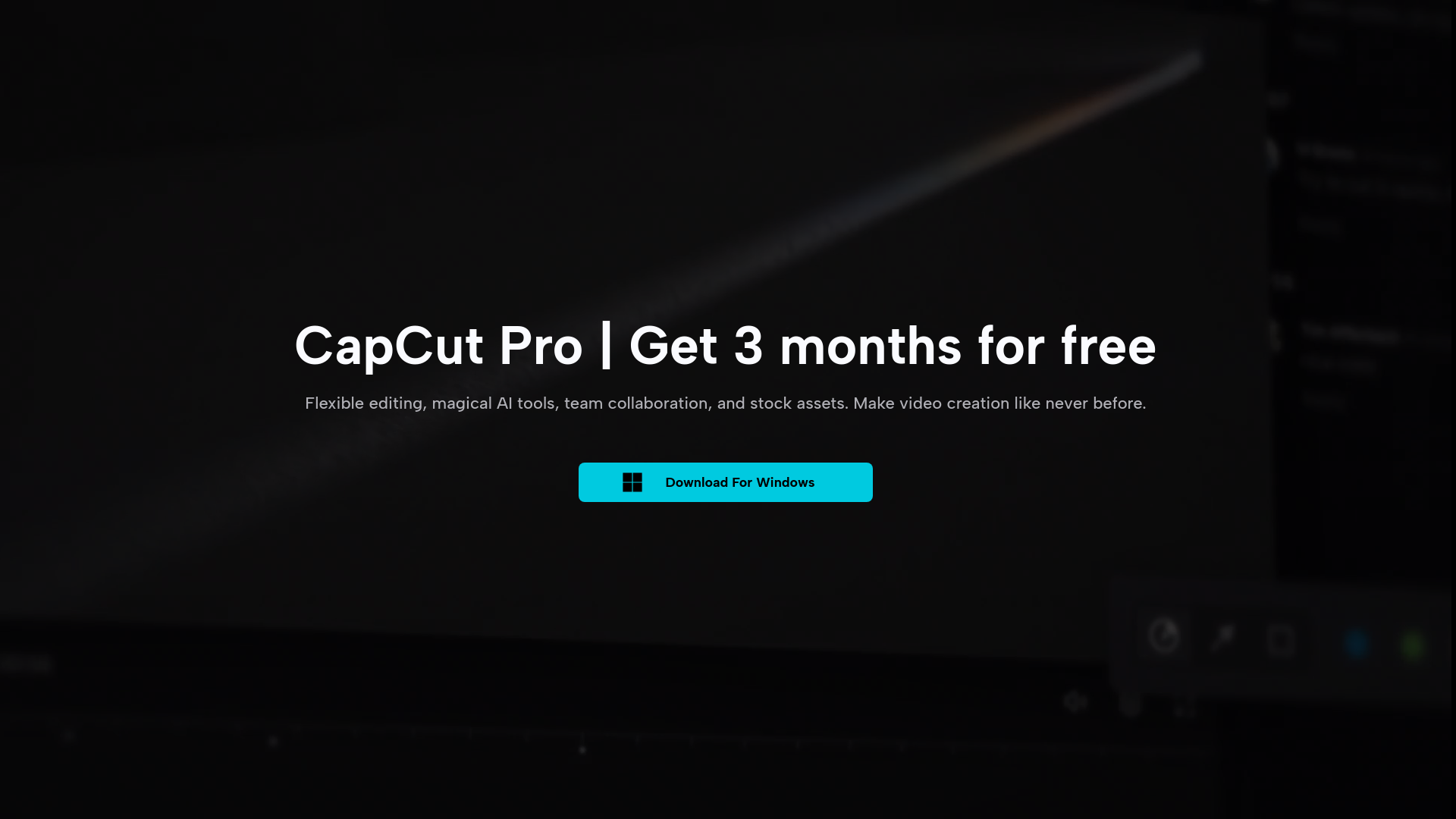 website screenshot of https://ucapcut.online/