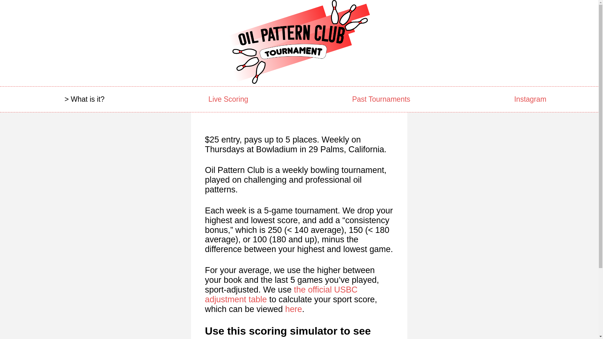 website screenshot of https://oilpatternclub.pages.dev/