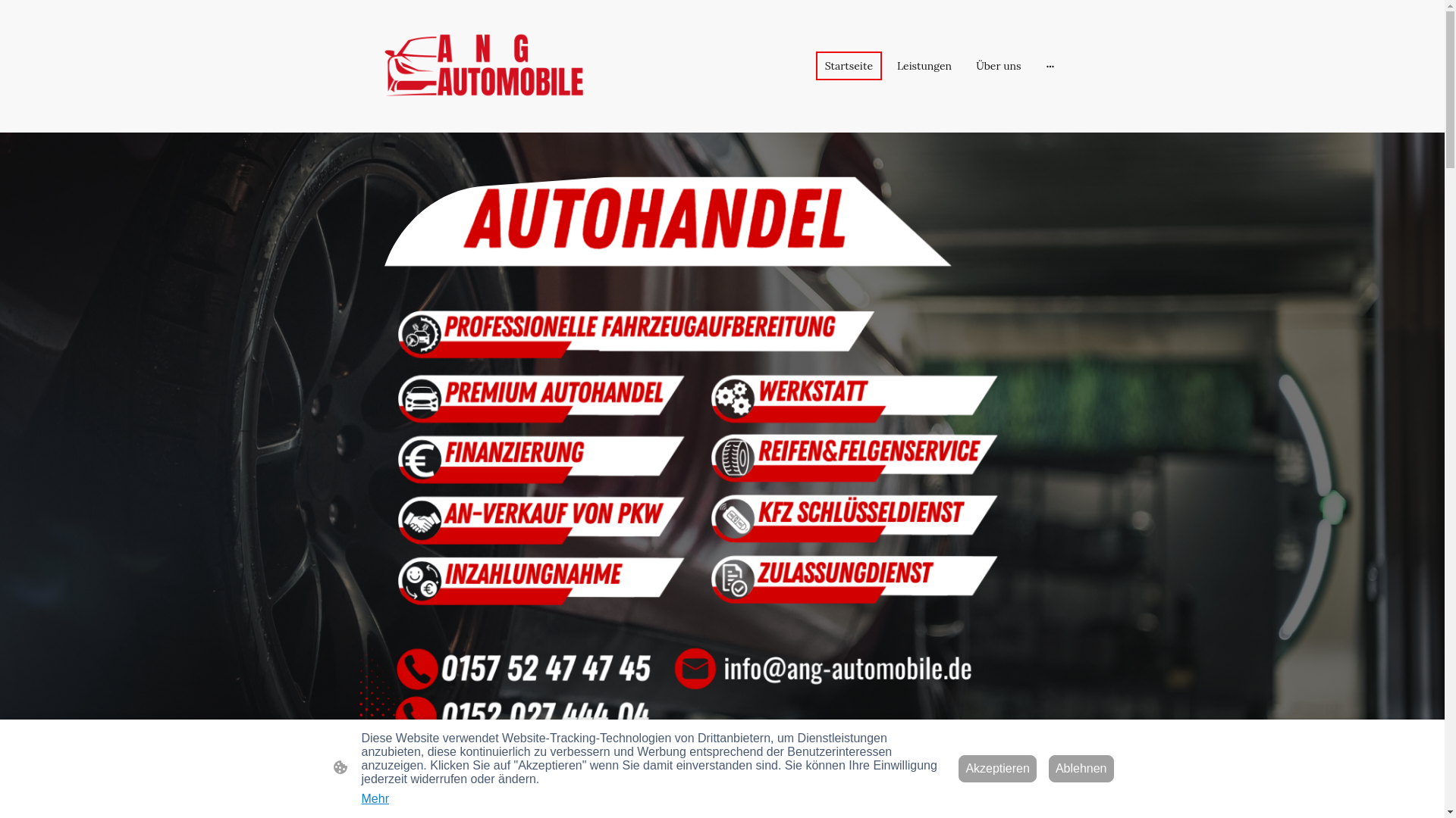 website screenshot of https://ang-automobile.de/