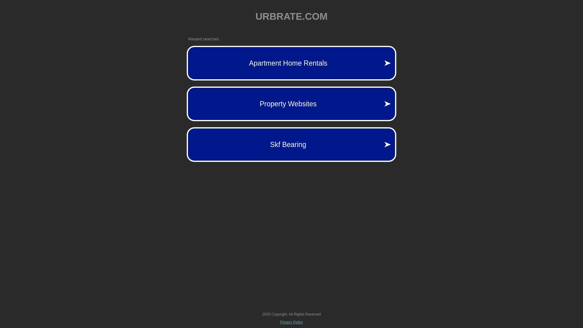 website screenshot of https://urbrate.com/