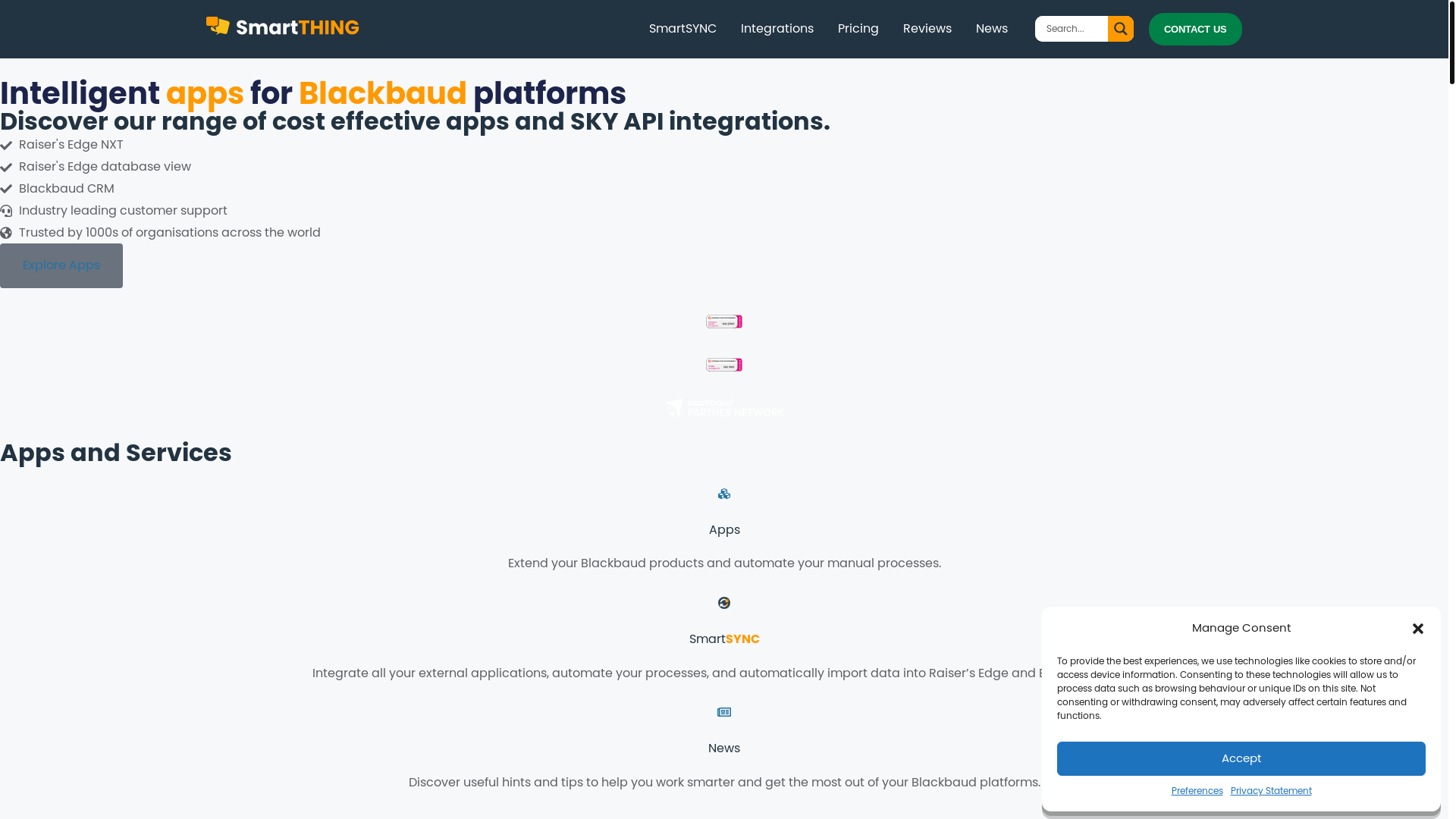 website screenshot of https://smartthing.cfd/