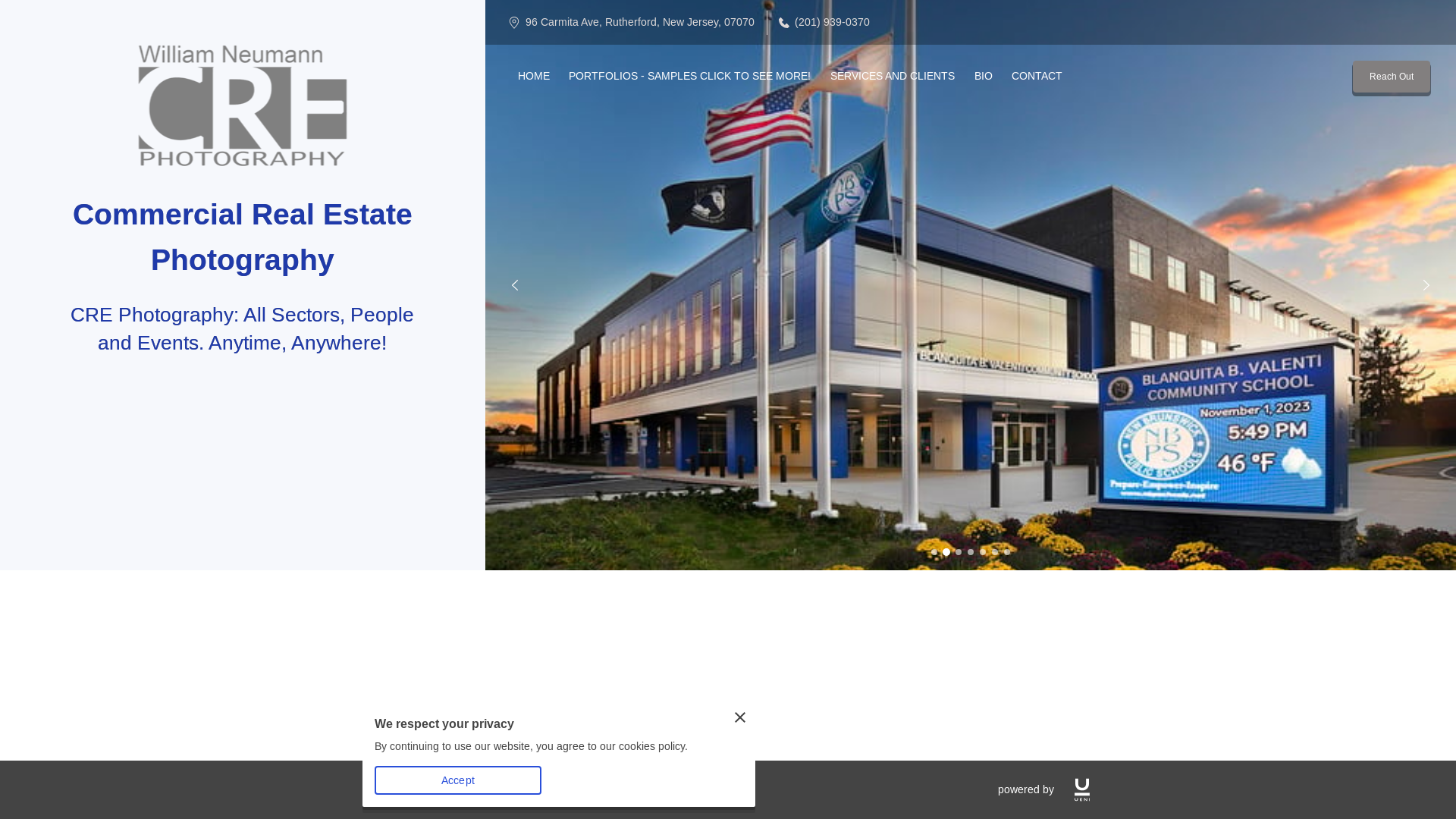 website screenshot of https://cre-photo.com/