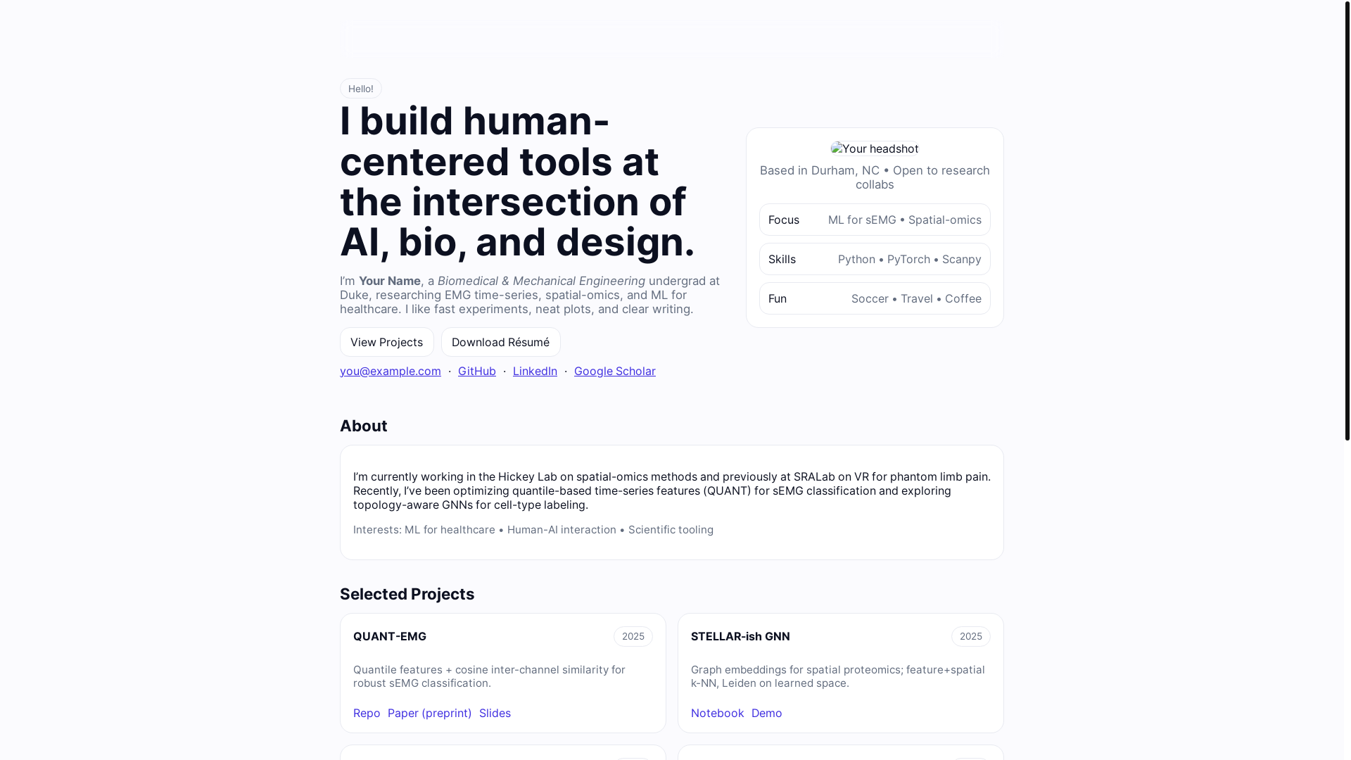 website screenshot of https://zacharydeutsch.com/