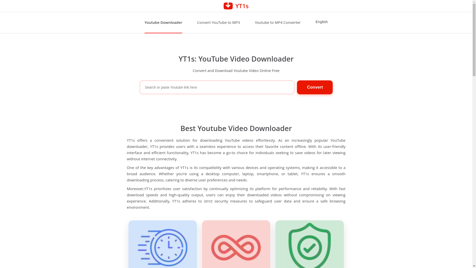 website screenshot of https://yt1s.com.co/