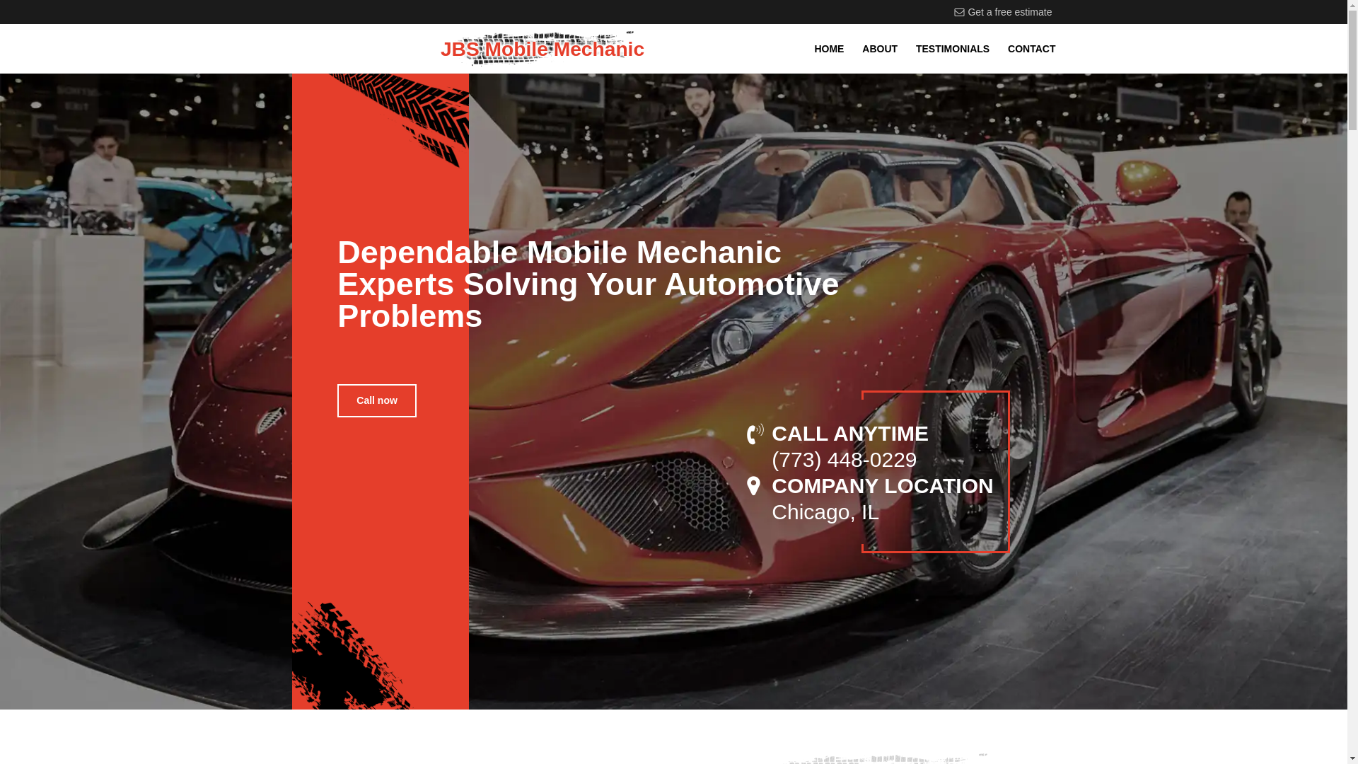 website screenshot of https://mobilemechanic-il.com/