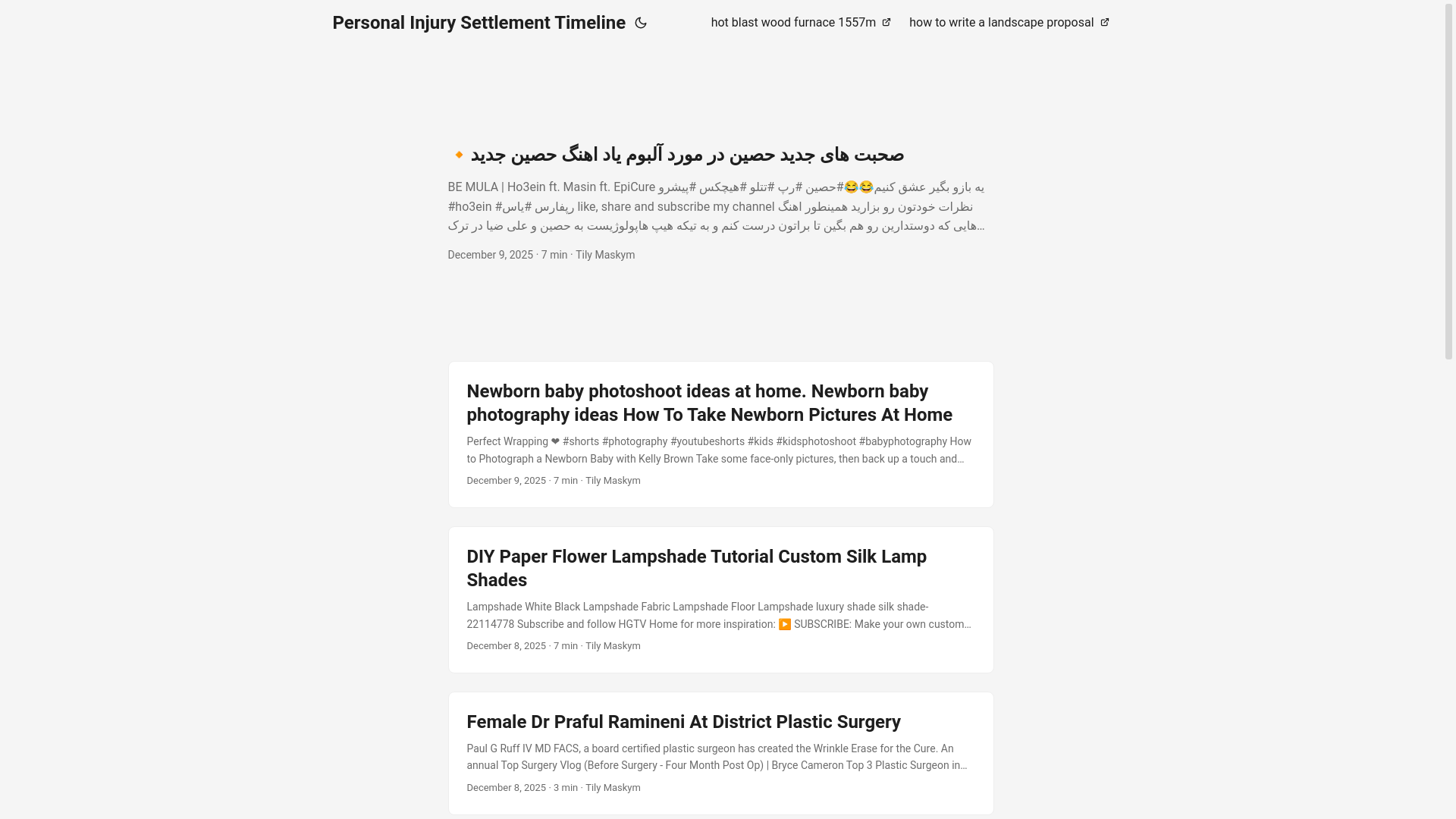 website screenshot of https://personalinjurysettlementtimeline.pages.dev/