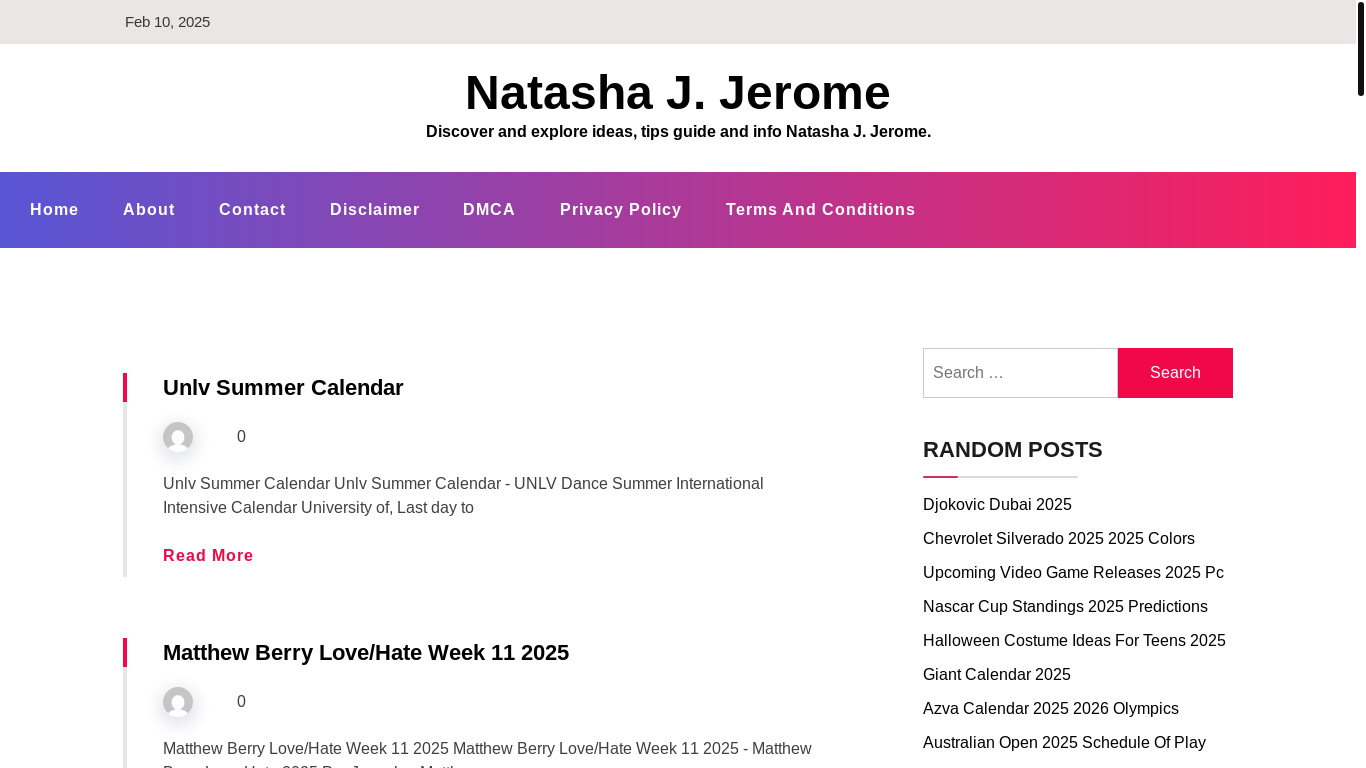 website screenshot of https://natashajeromej.pages.dev/