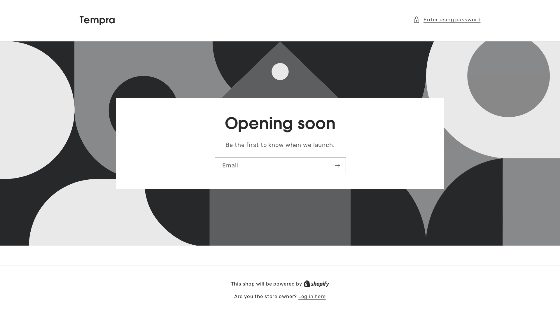 website screenshot of https://tempraa.com/