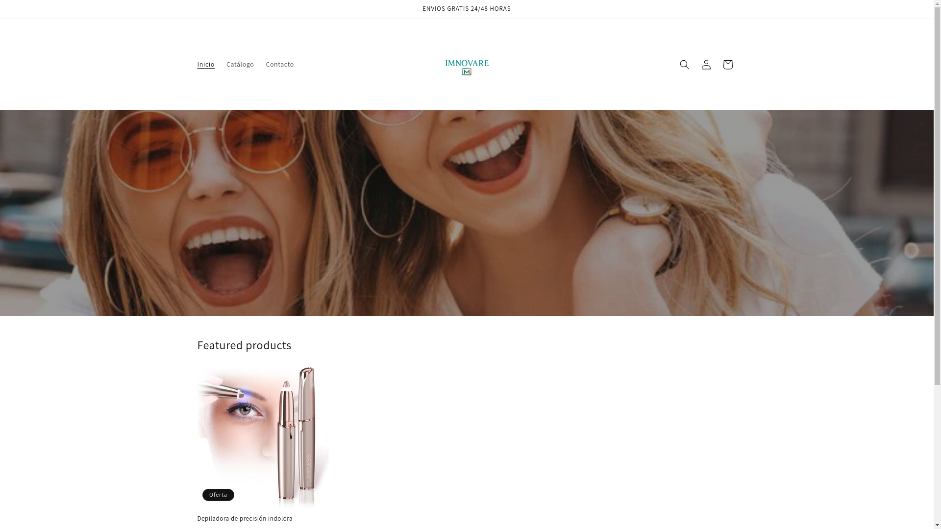 website screenshot of https://imnovare.es/