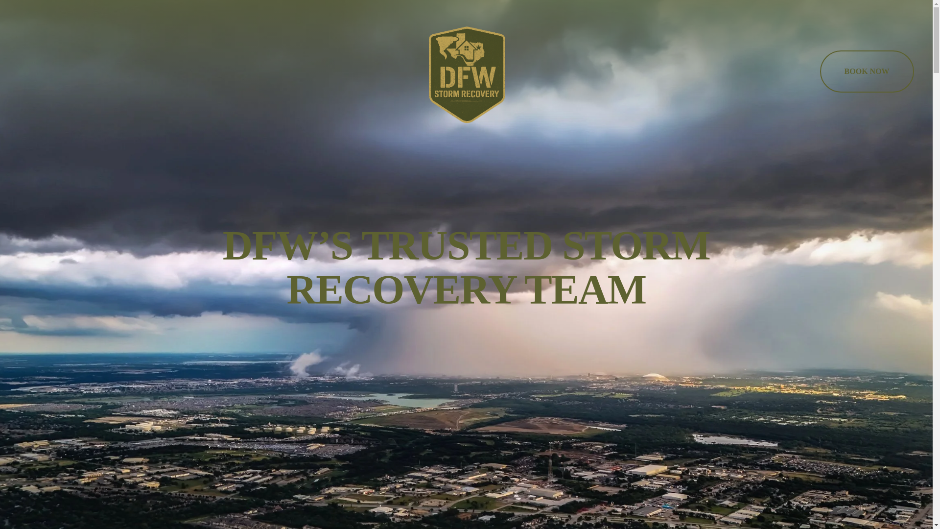 website screenshot of https://dfwstormrecovery.com/