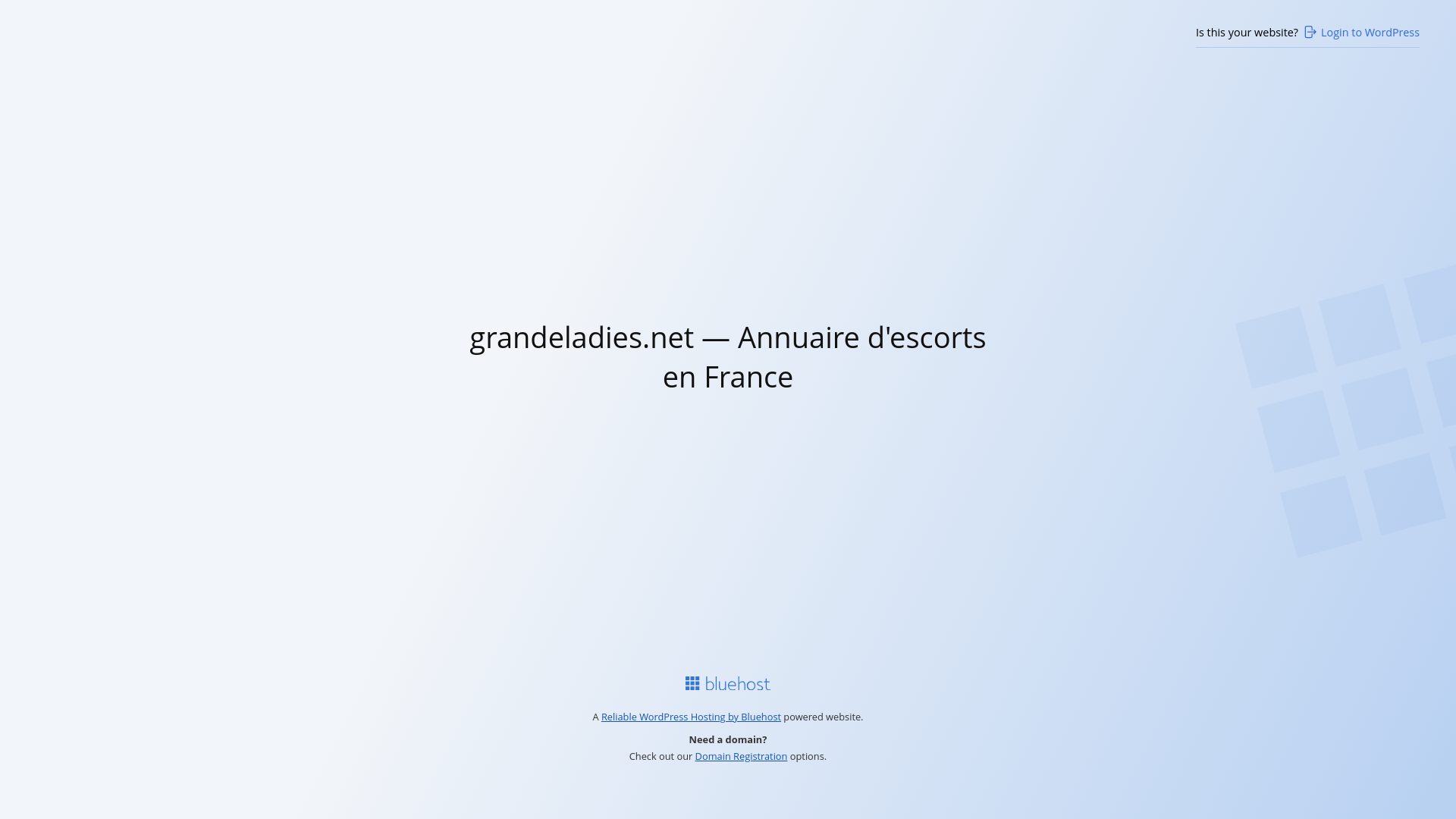 website screenshot of https://grandeladies.net/