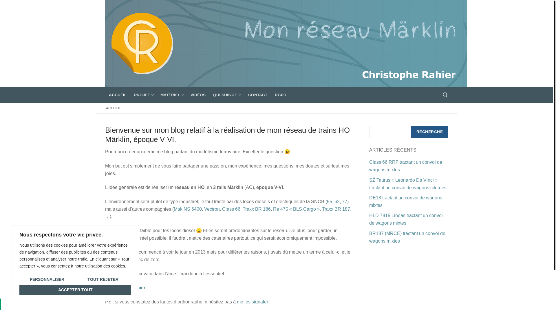 website screenshot of https://monreseau.rahier.me/