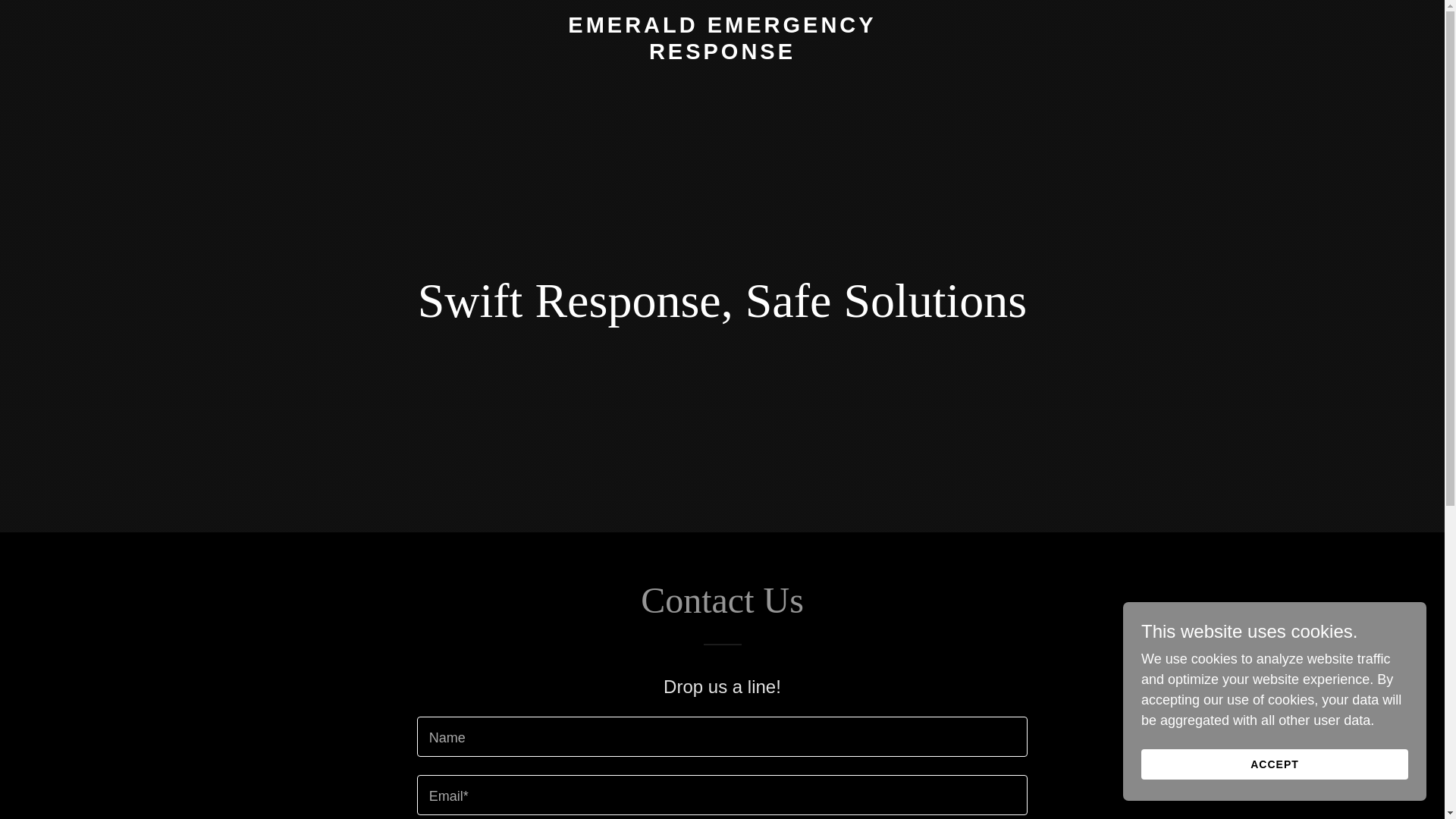 website screenshot of https://emeraldemergencyresponse.com/