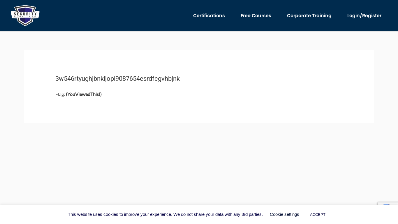 website screenshot of https://wp.securityblue.team/3w546rtyughjbnkljopi9087654esrdfcgvhbjnk/