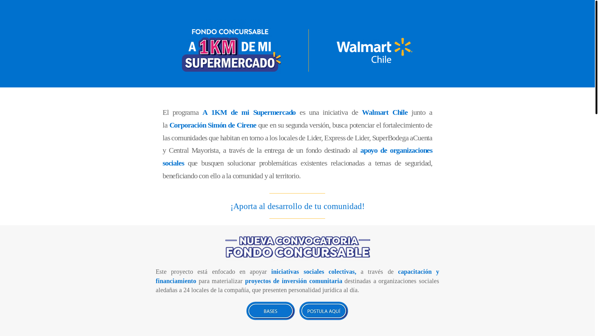 website screenshot of https://fondoa1kmpudahuel.com/