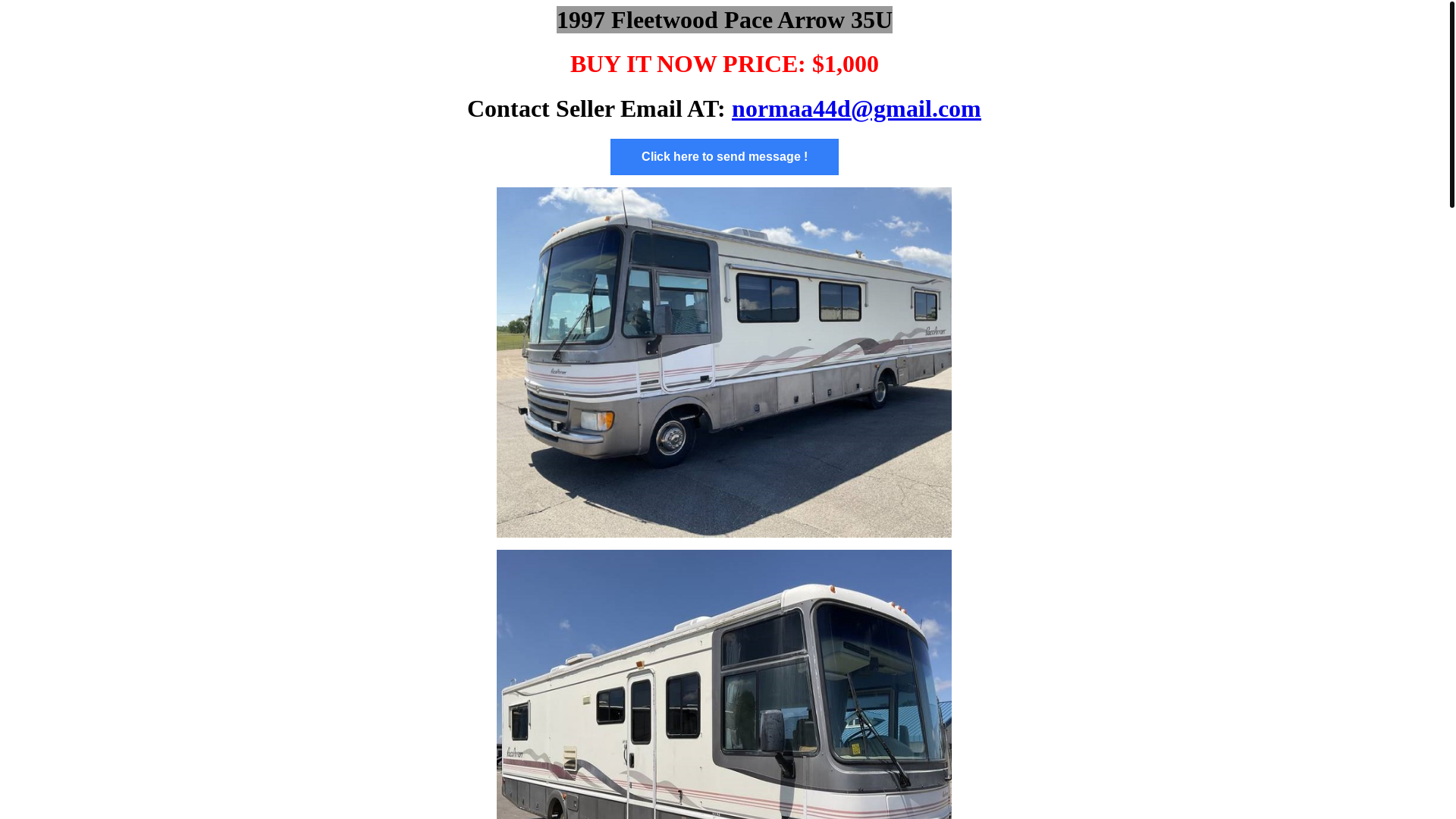 website screenshot of https://fleetwoodpacearrow35u.shop/