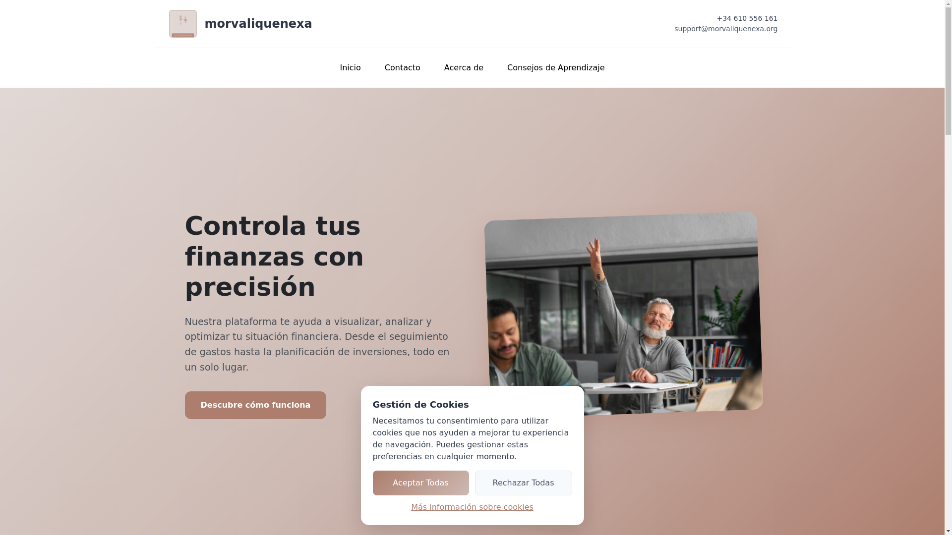 website screenshot of https://morvaliquenexa.org
