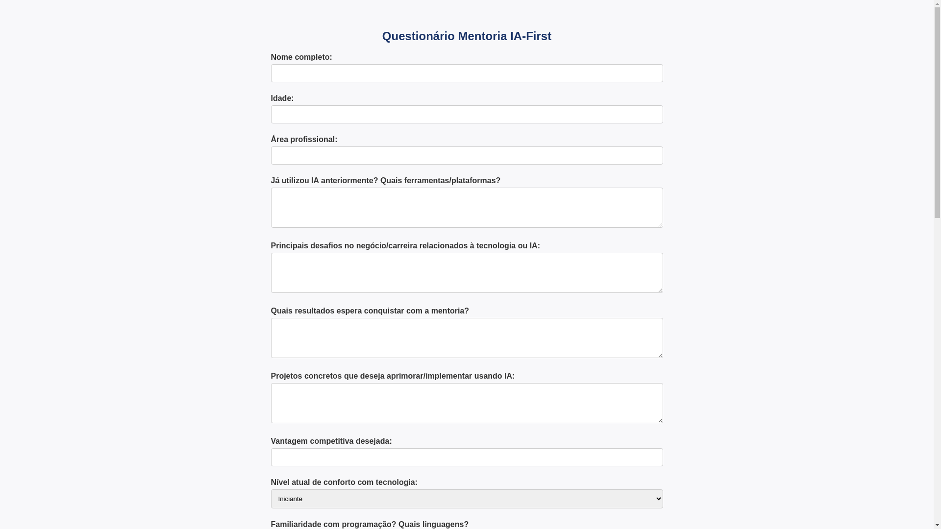 website screenshot of https://formulario-mentoria.pages.dev/