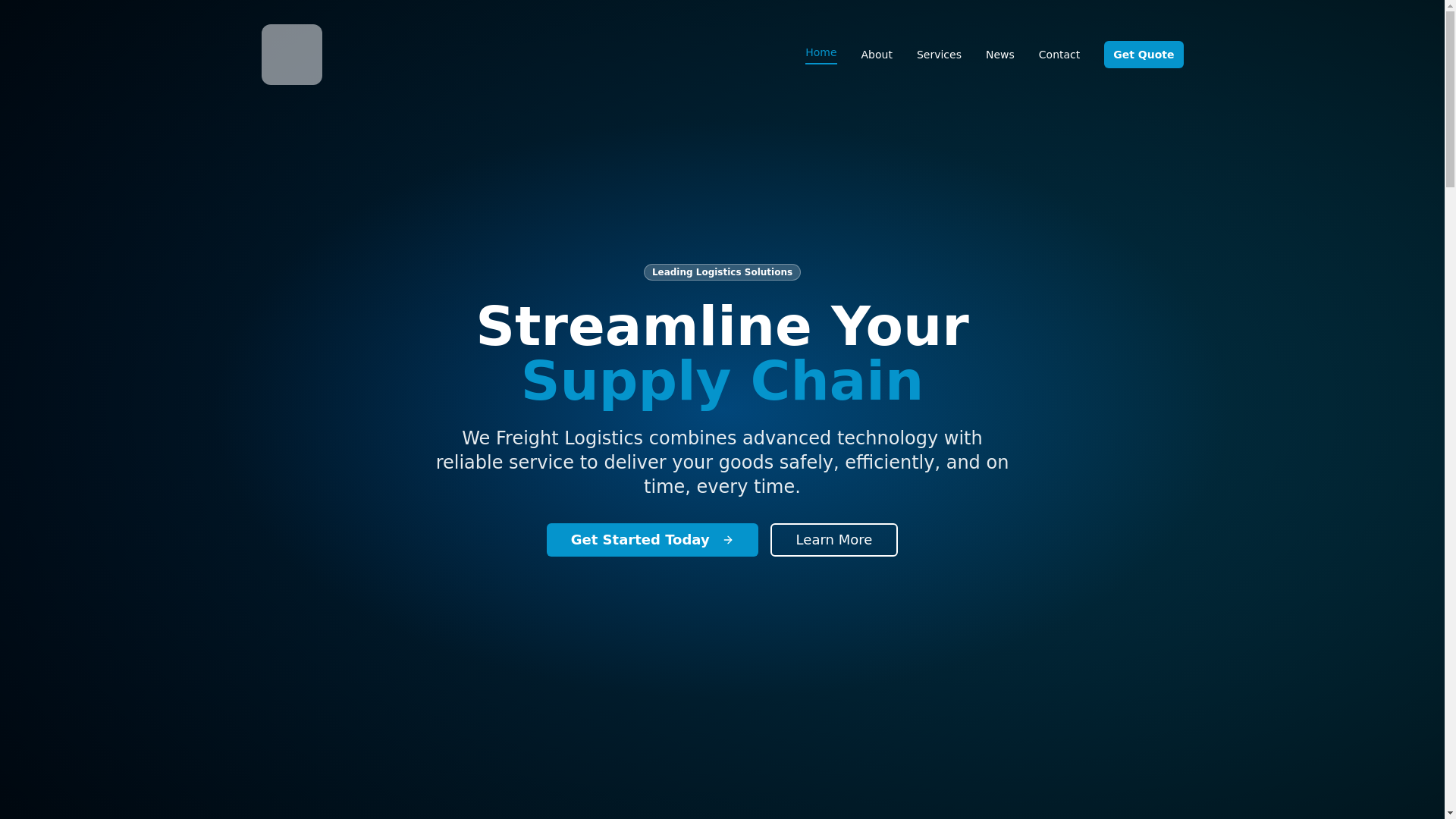 website screenshot of https://wefreight-frontend.pages.dev/
