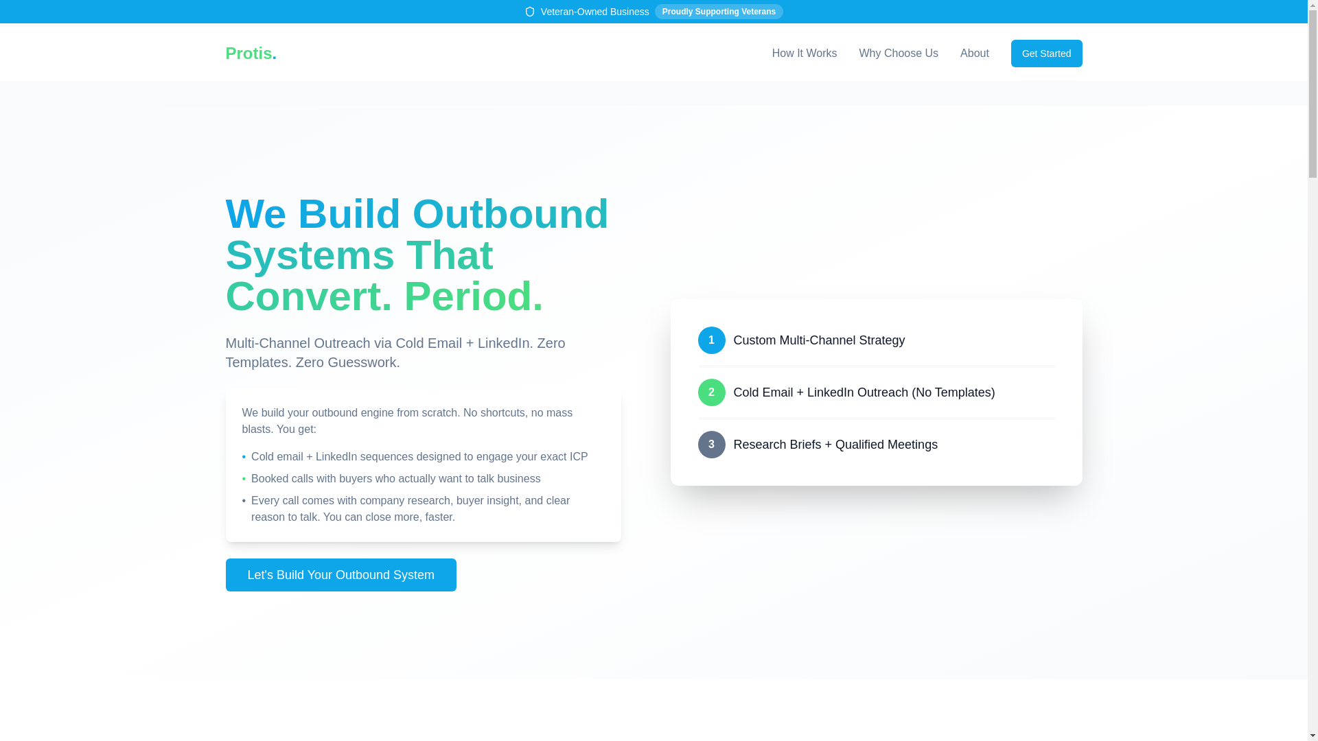 website screenshot of https://teamprotisleadgen.com/
