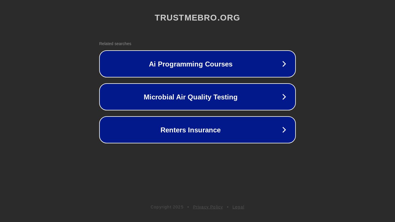 website screenshot of https://trustmebro.org/