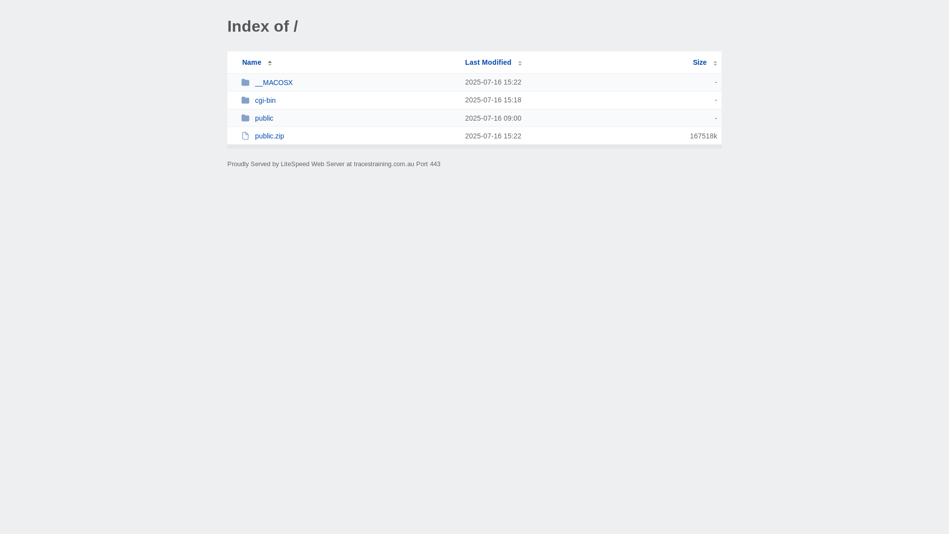 website screenshot of https://tracestraining.com.au/