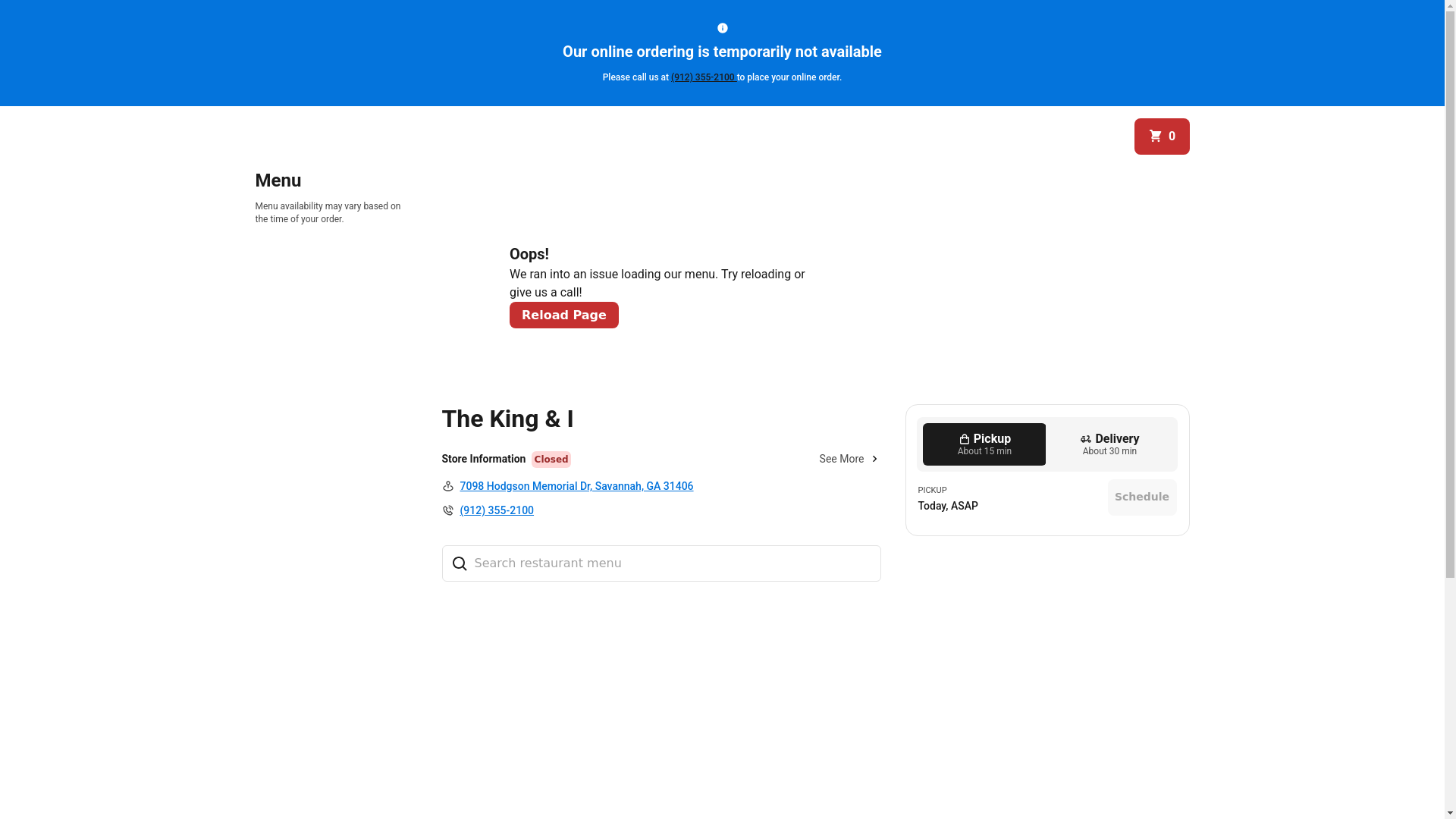 website screenshot of https://thekingi.com/