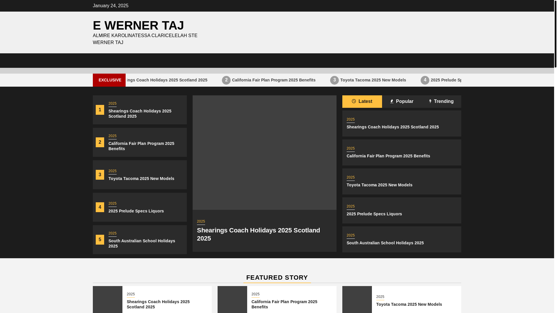 website screenshot of https://ewernertaj.pages.dev/