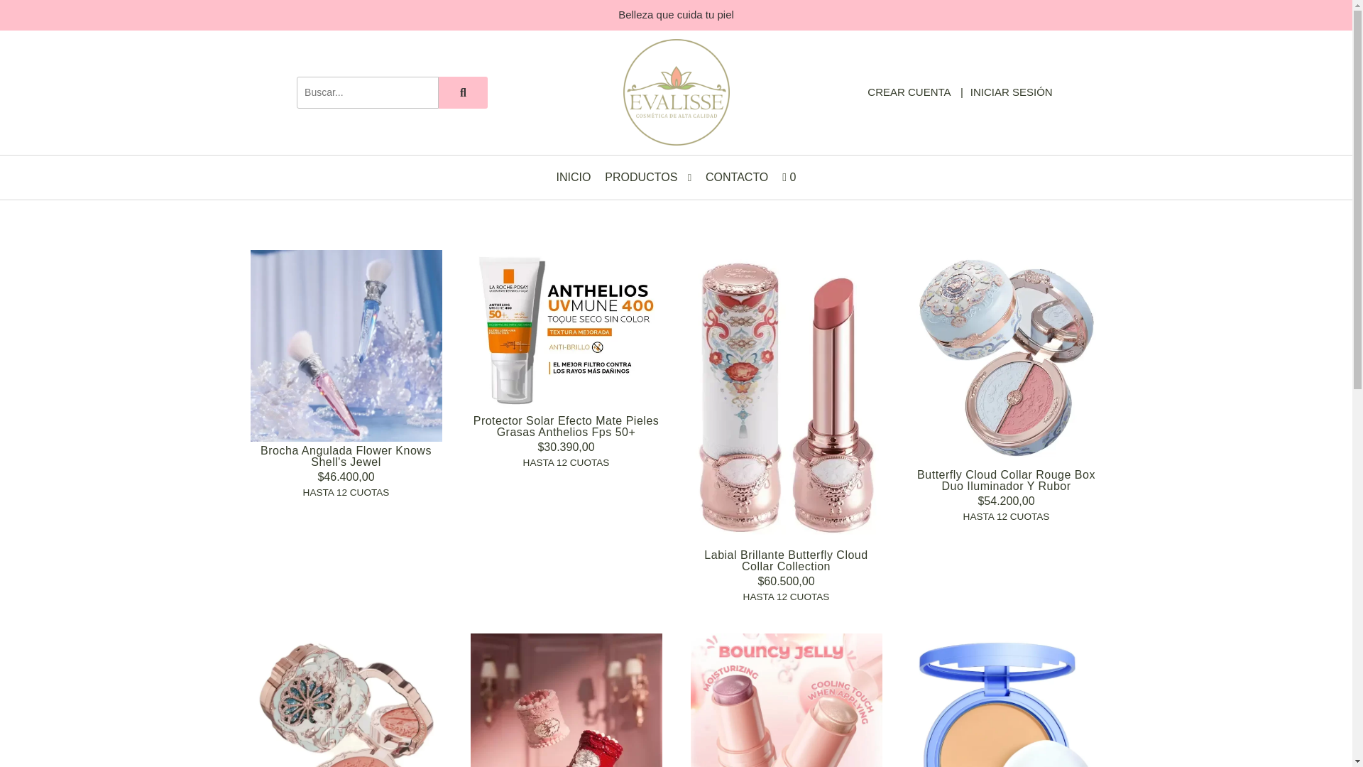 website screenshot of https://evalisse.com.ar/