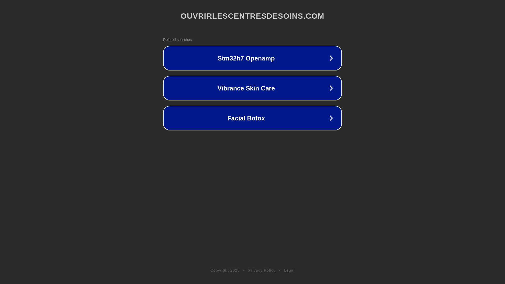 website screenshot of https://ouvrirlescentresdesoins.com/