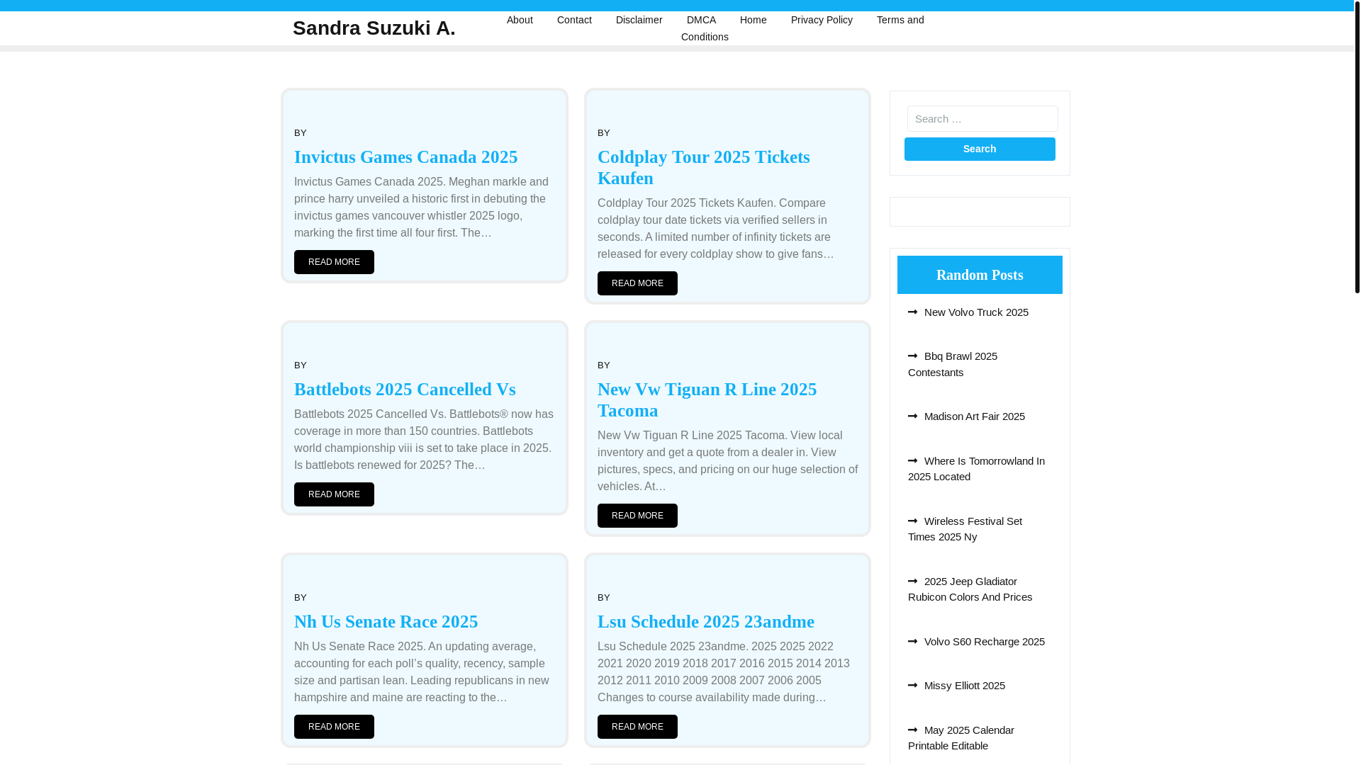 website screenshot of https://sandrasuzukia.pages.dev/