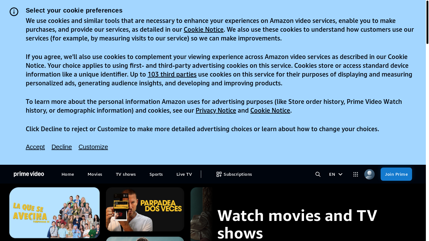 website screenshot of https://www.primevideo.com/offers/nonprimehomepage/ref=dv_web_force_root