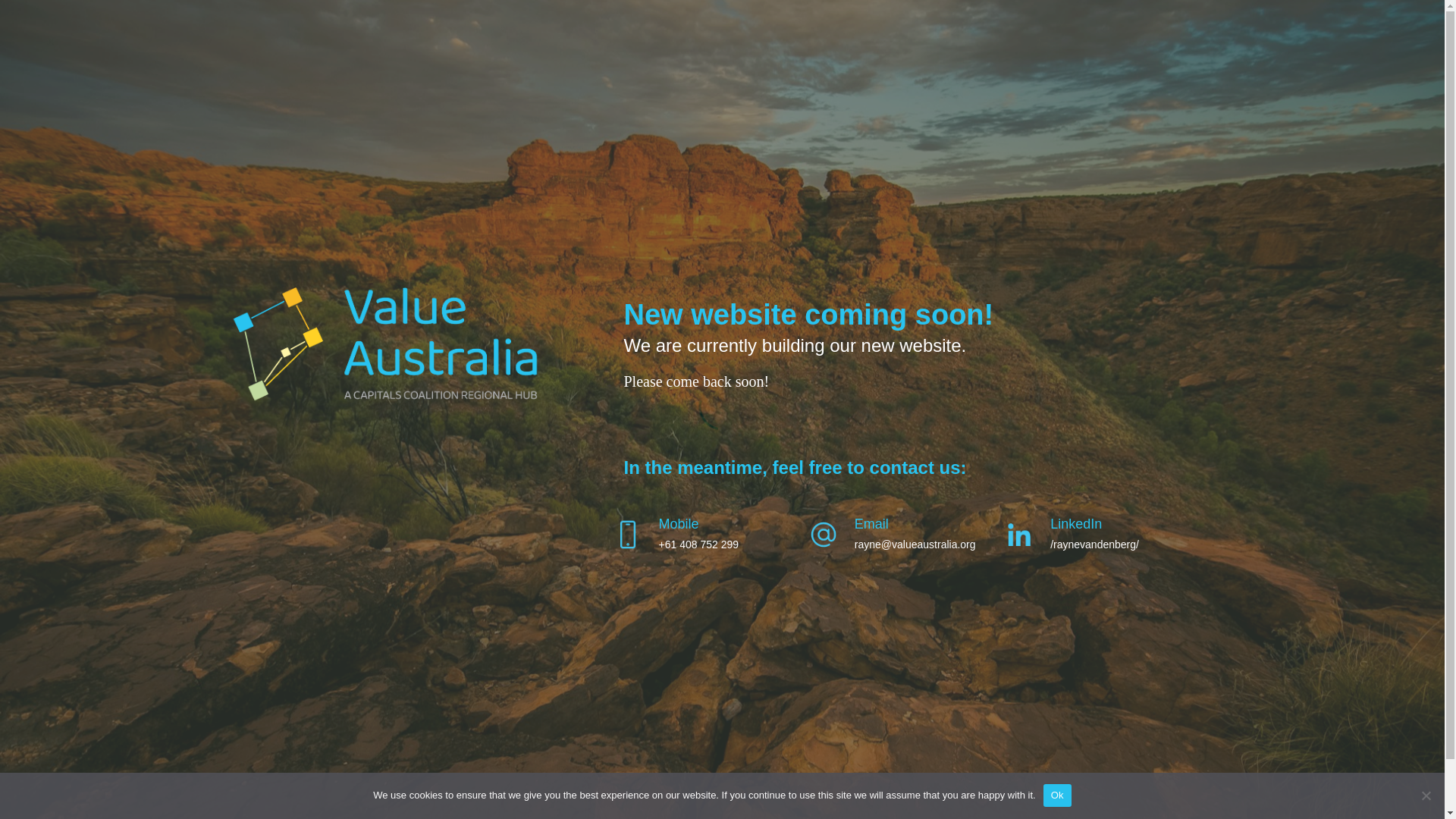 website screenshot of https://www.valueaustralia.org/