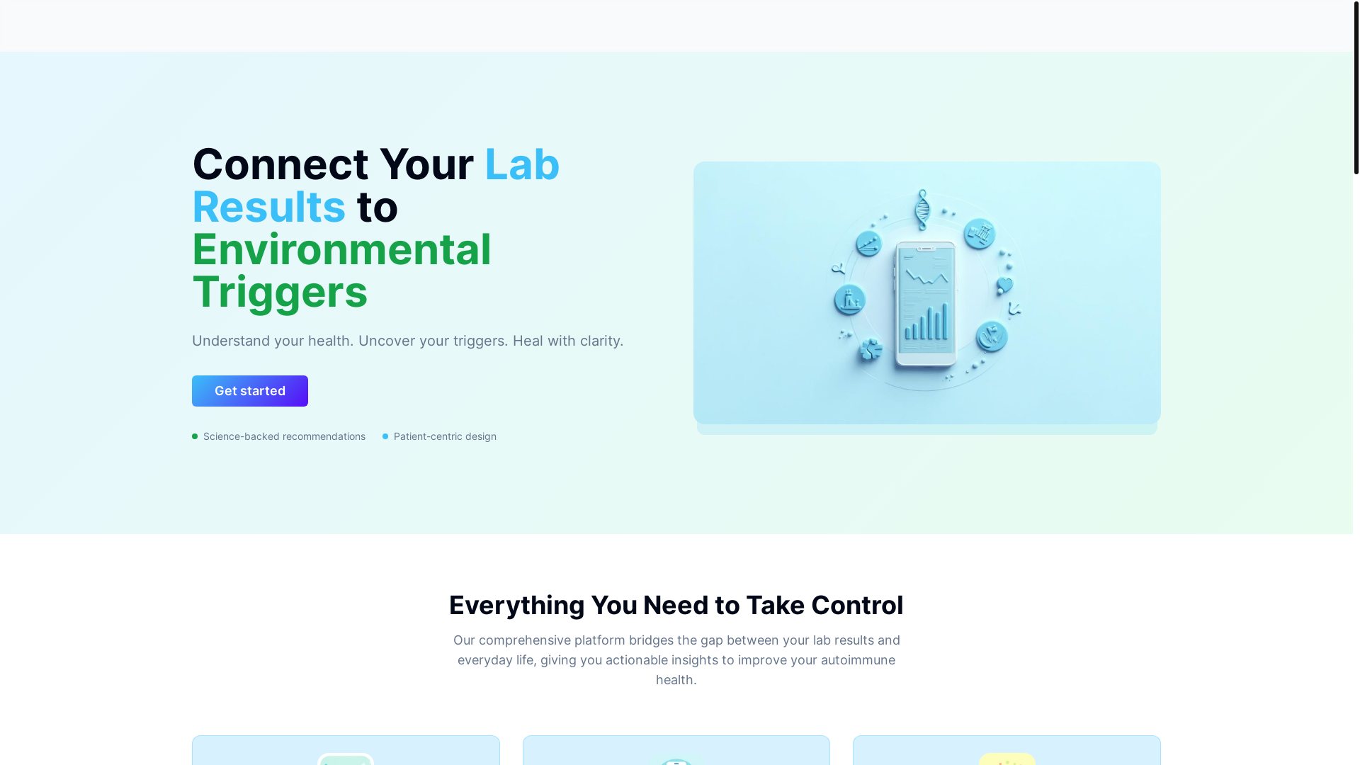 website screenshot of https://valencewellbeing.com/