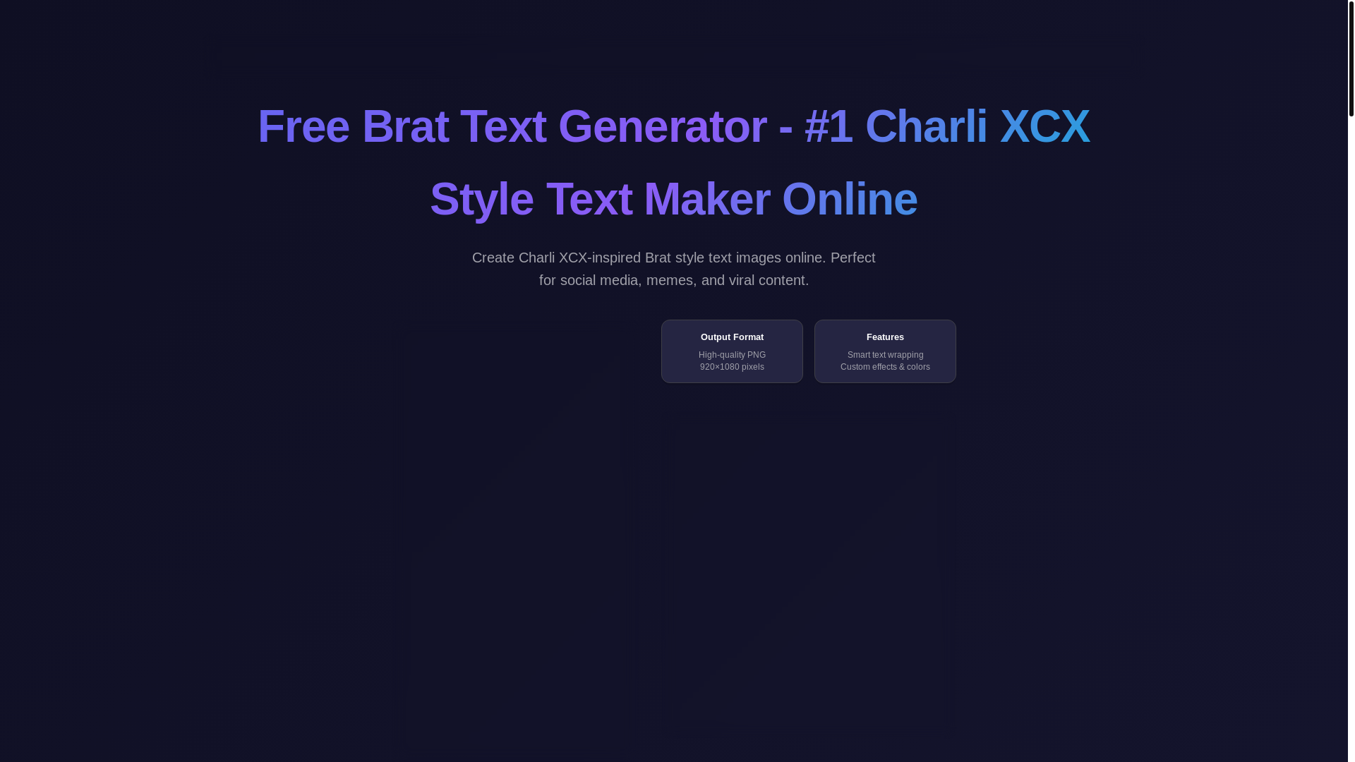 website screenshot of https://brattext.org/