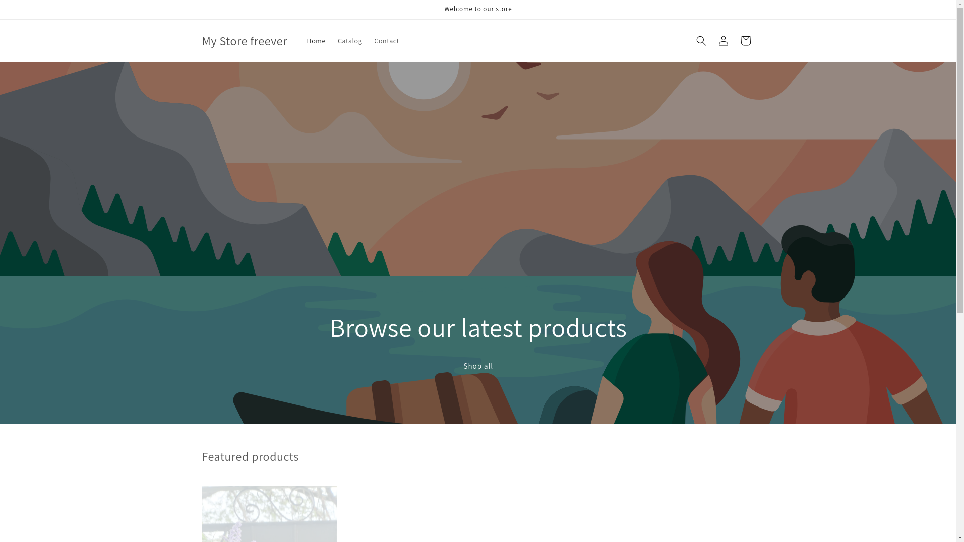 website screenshot of https://mystorefreever.com/