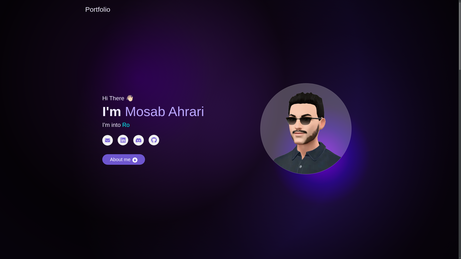 website screenshot of https://mosabahrari.pages.dev/