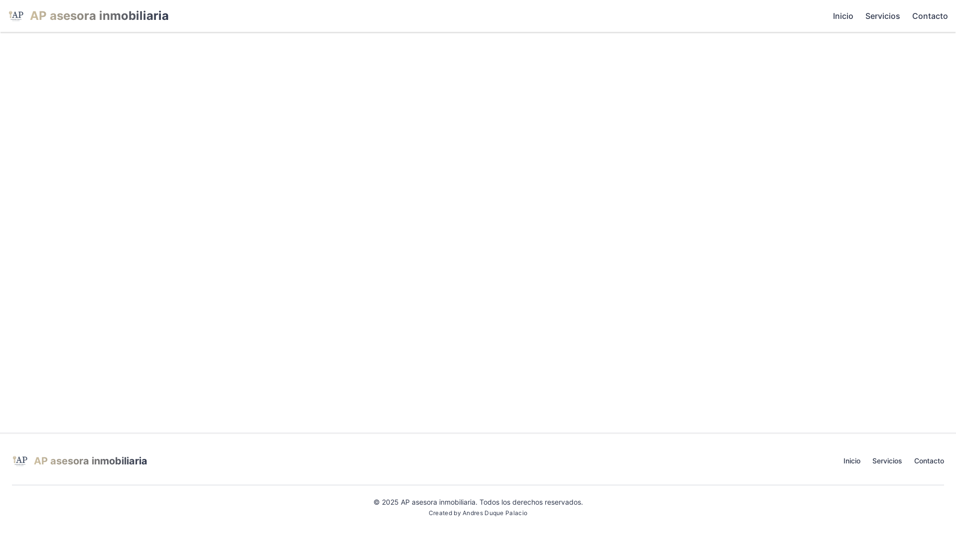 website screenshot of https://apalexandrapalacioasesora.com/