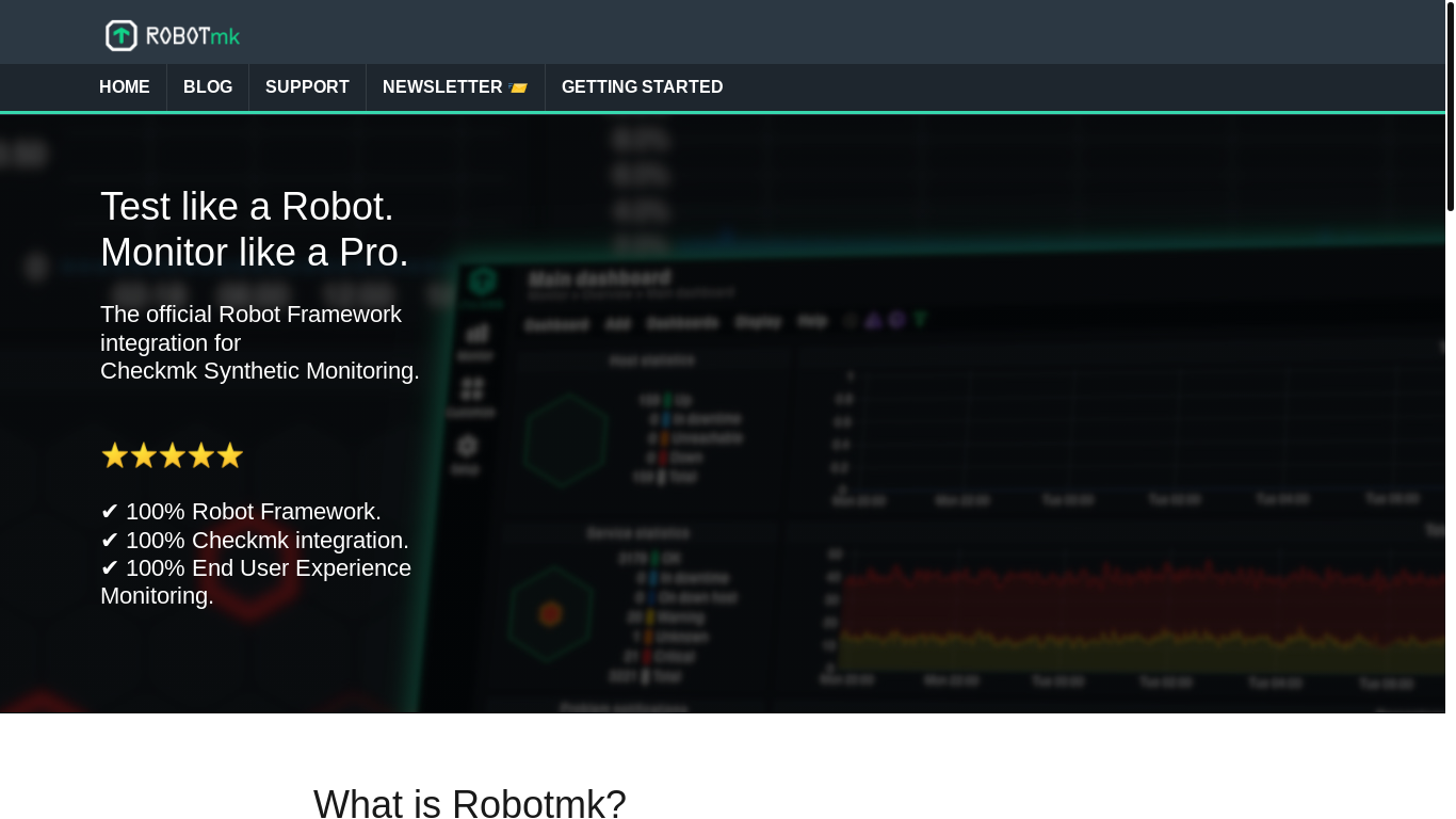website screenshot of https://robotmk-org.pages.dev/