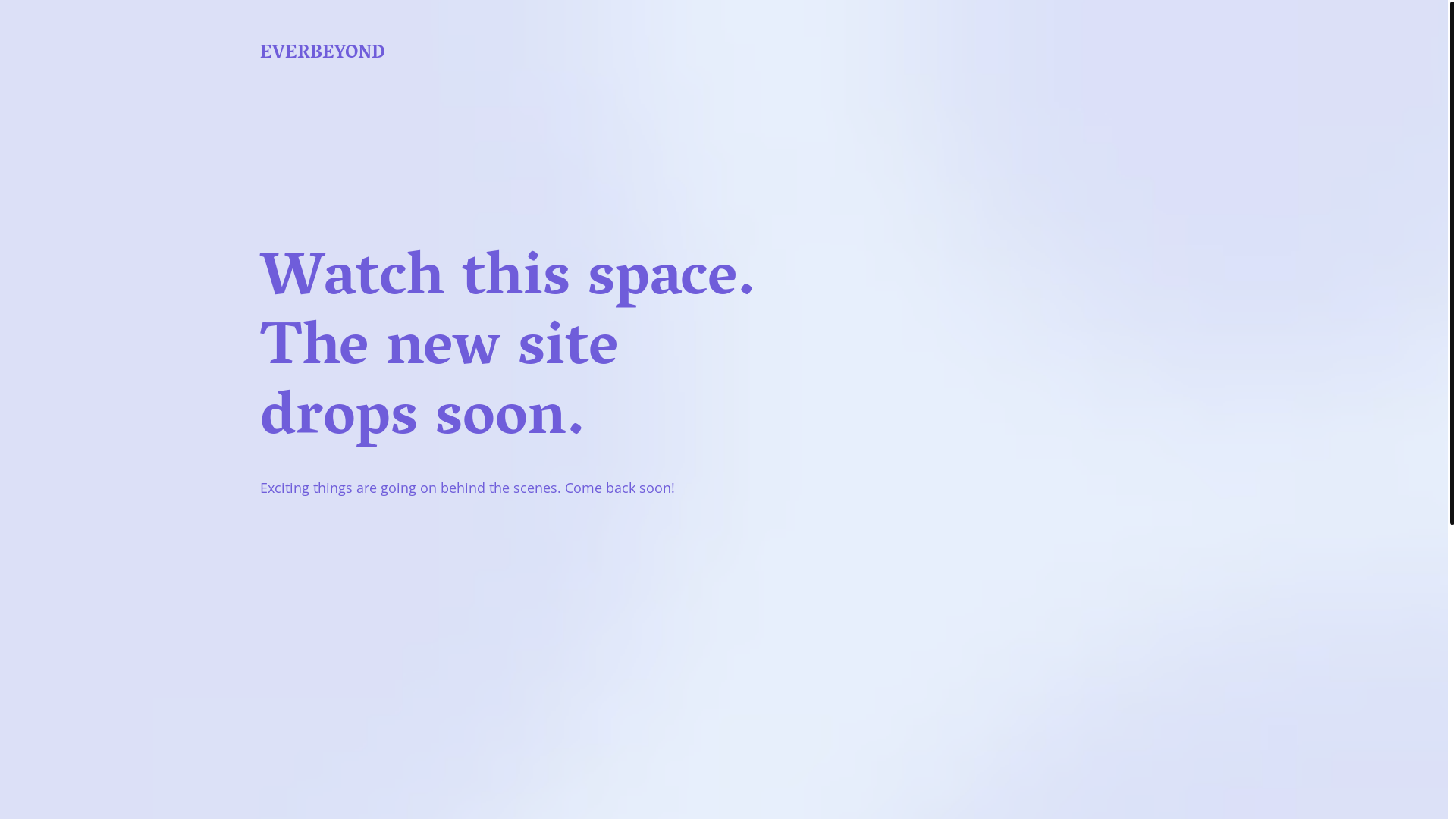 website screenshot of https://everbeyond.uk/