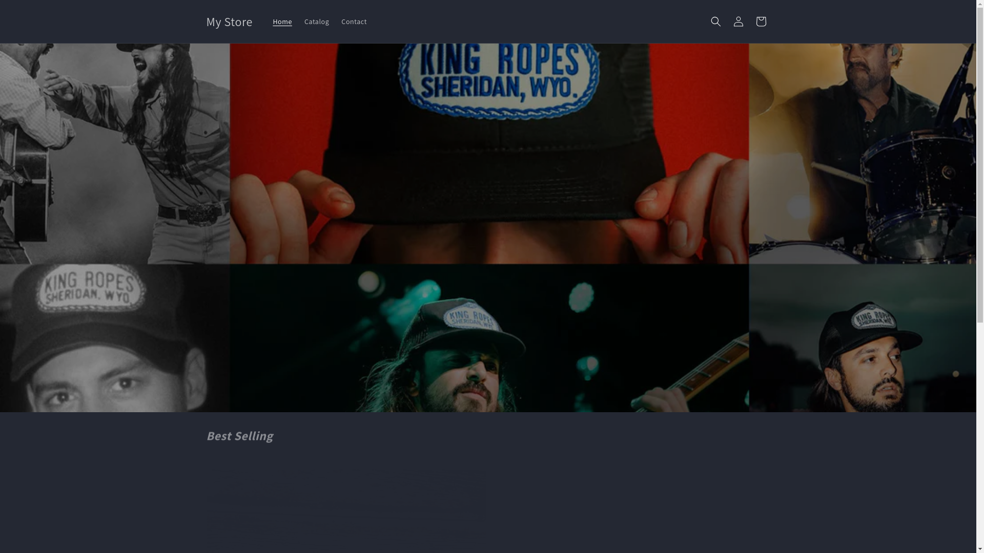 website screenshot of https://kingropeshats.com/