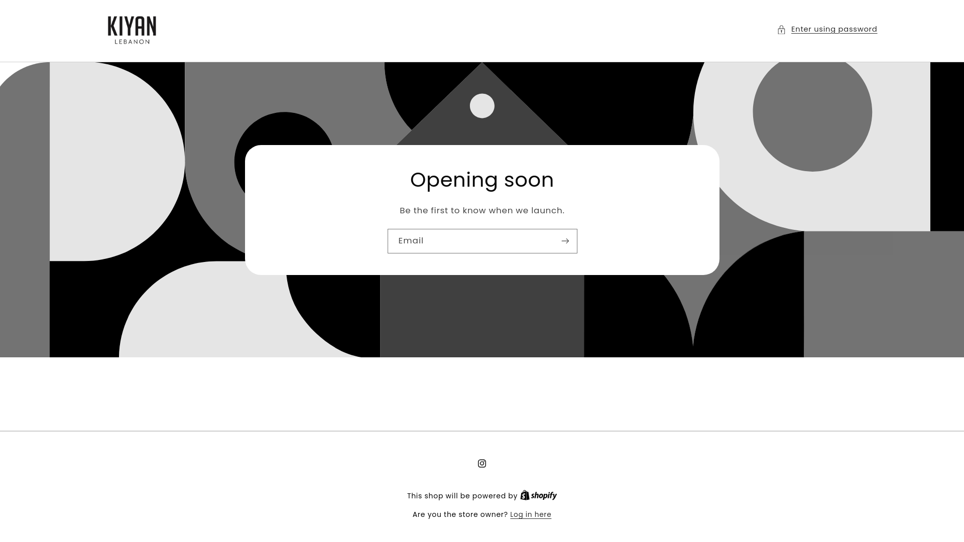 website screenshot of https://kiyanlebanon.com/
