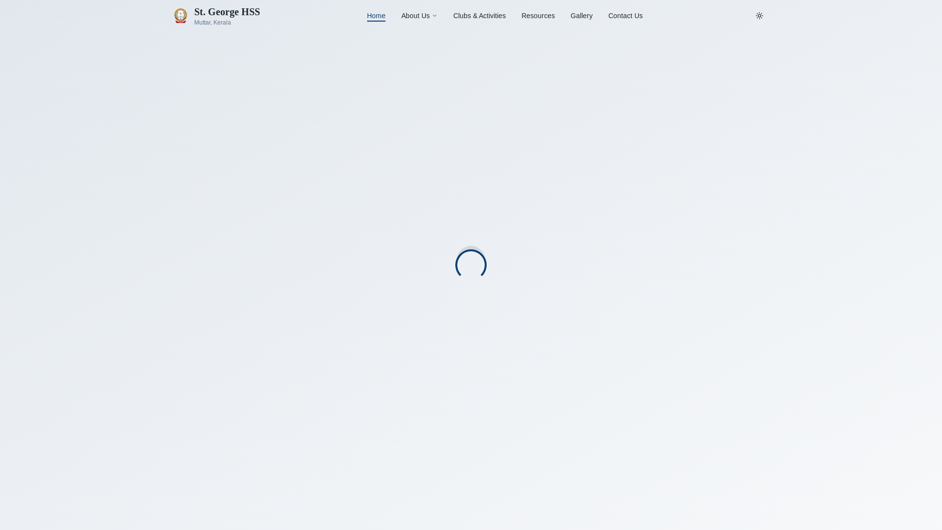 website screenshot of https://st-george-hss-muttar.pages.dev/