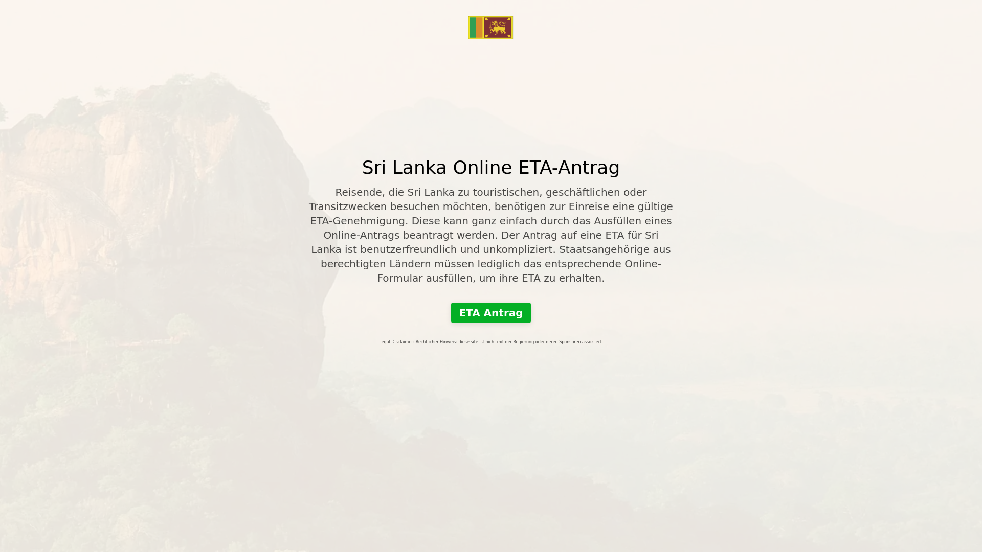 website screenshot of https://sltravelform.pages.dev/