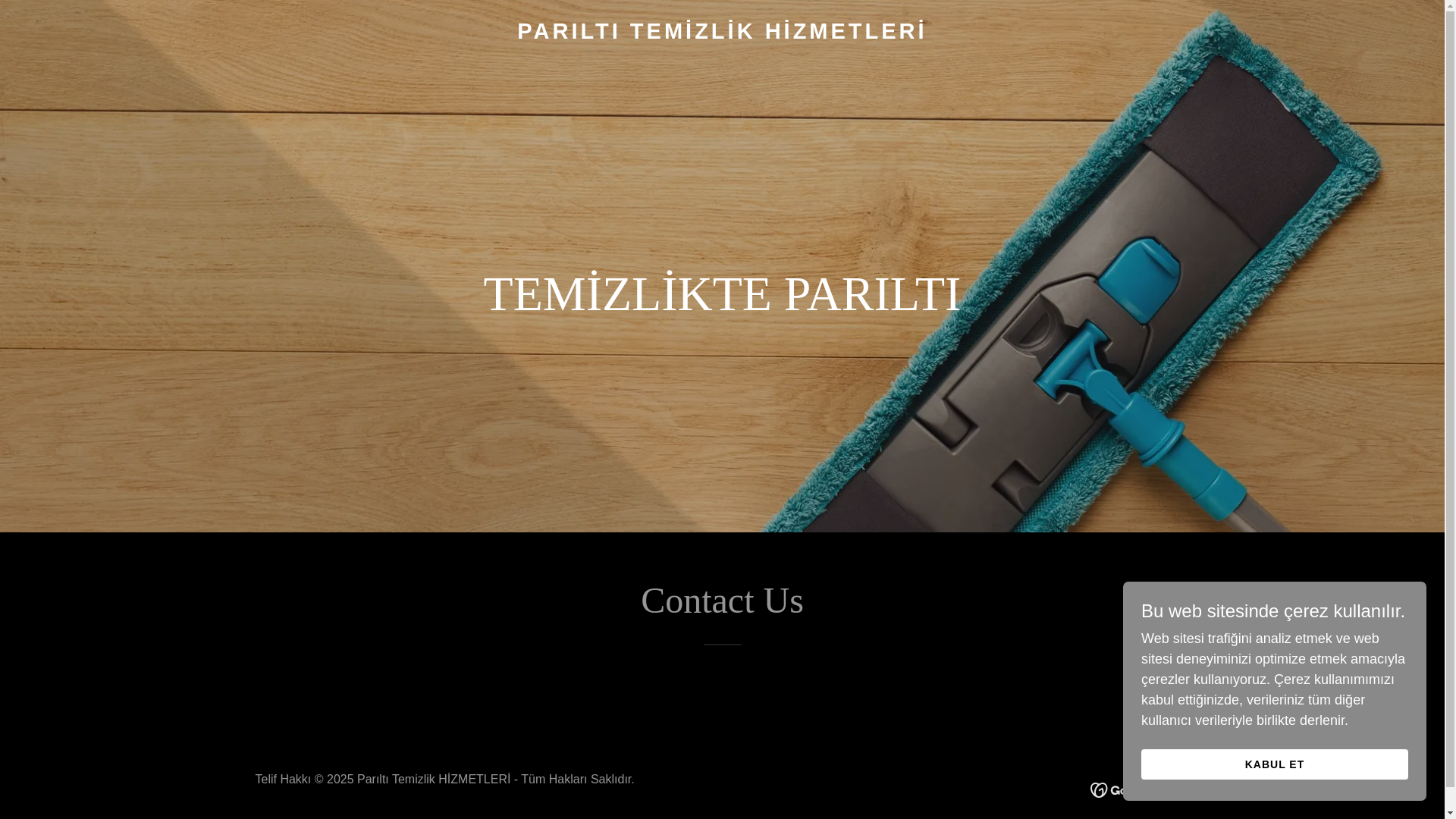website screenshot of https://xn--parlttemizlik-59bc.com/