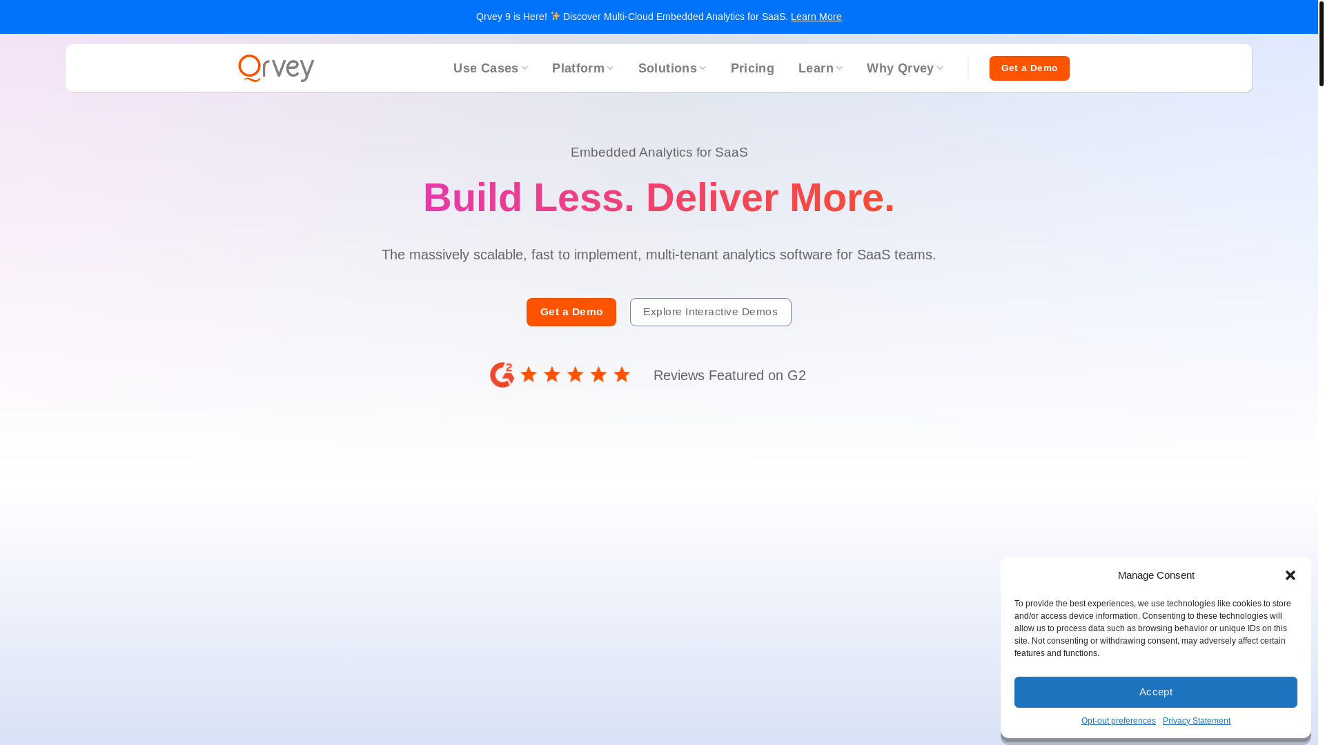 website screenshot of https://goqrveyapp.co/