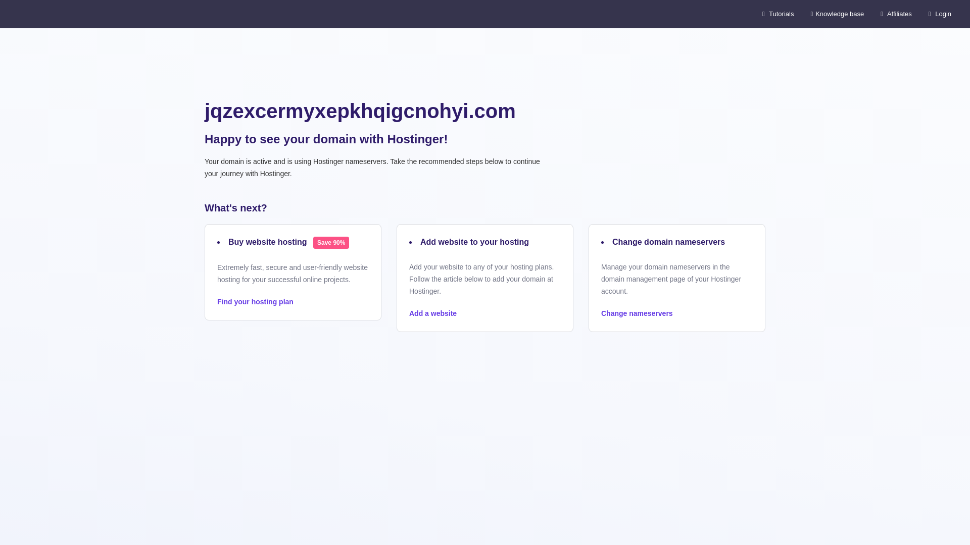 website screenshot of https://jqzexcermyxepkhqigcnohyi.com/