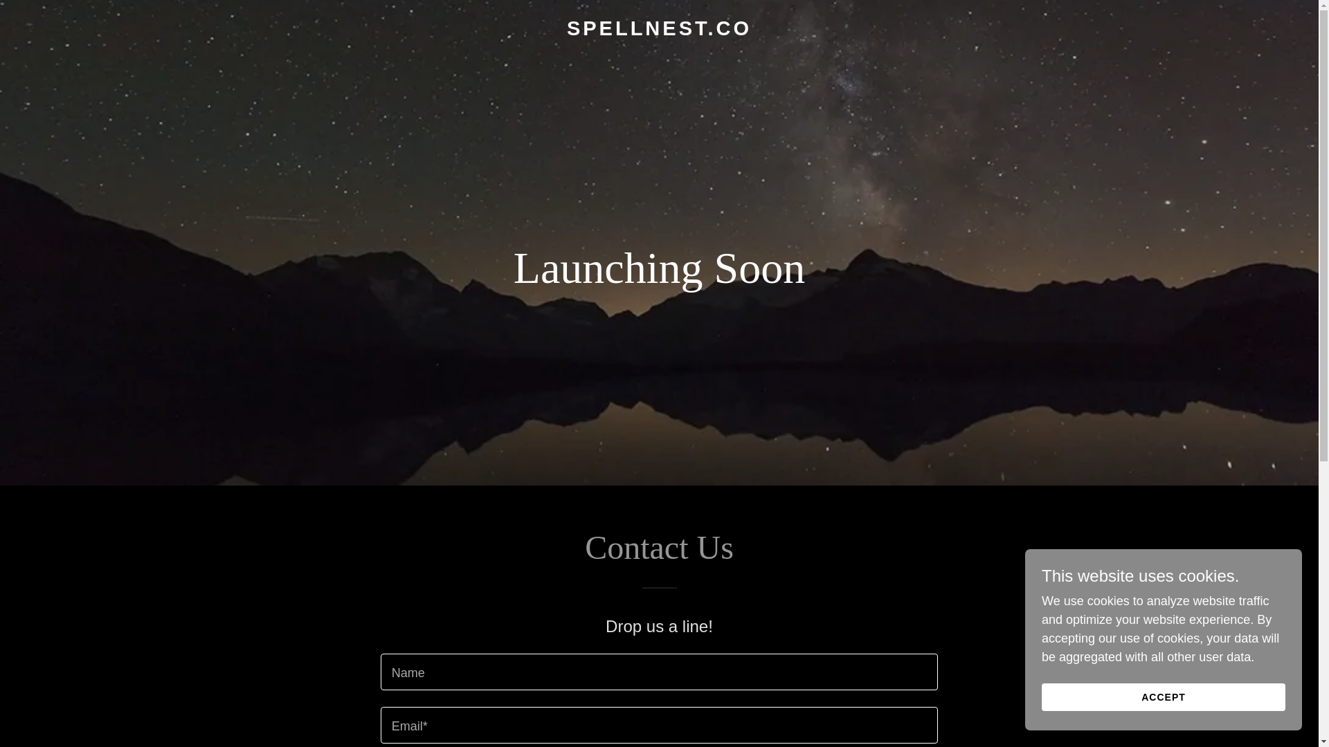 website screenshot of https://spellnest.co/
