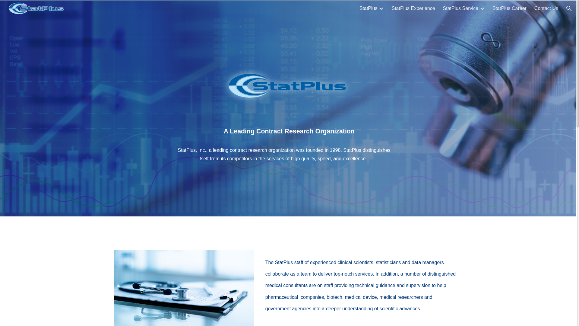 website screenshot of http://may.tsao@statplus.com/